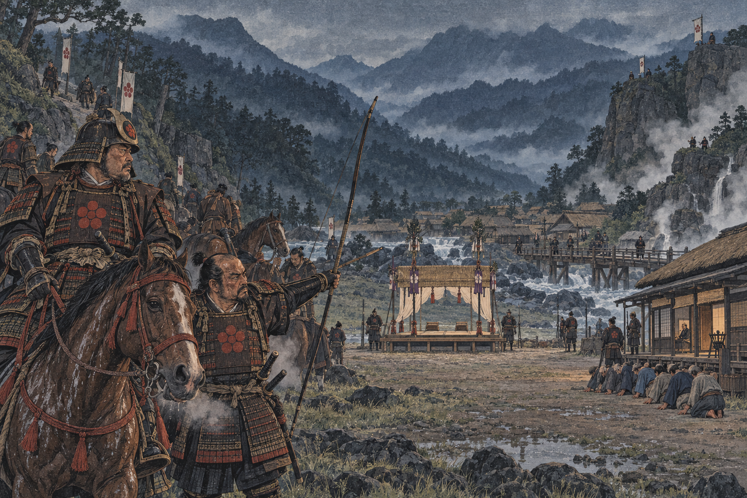 Toranaga surveys the Yokosé clearing