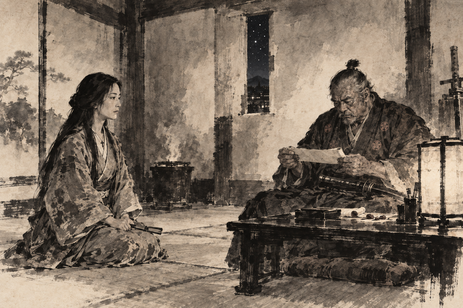 The dispatch in the Mishima donjon