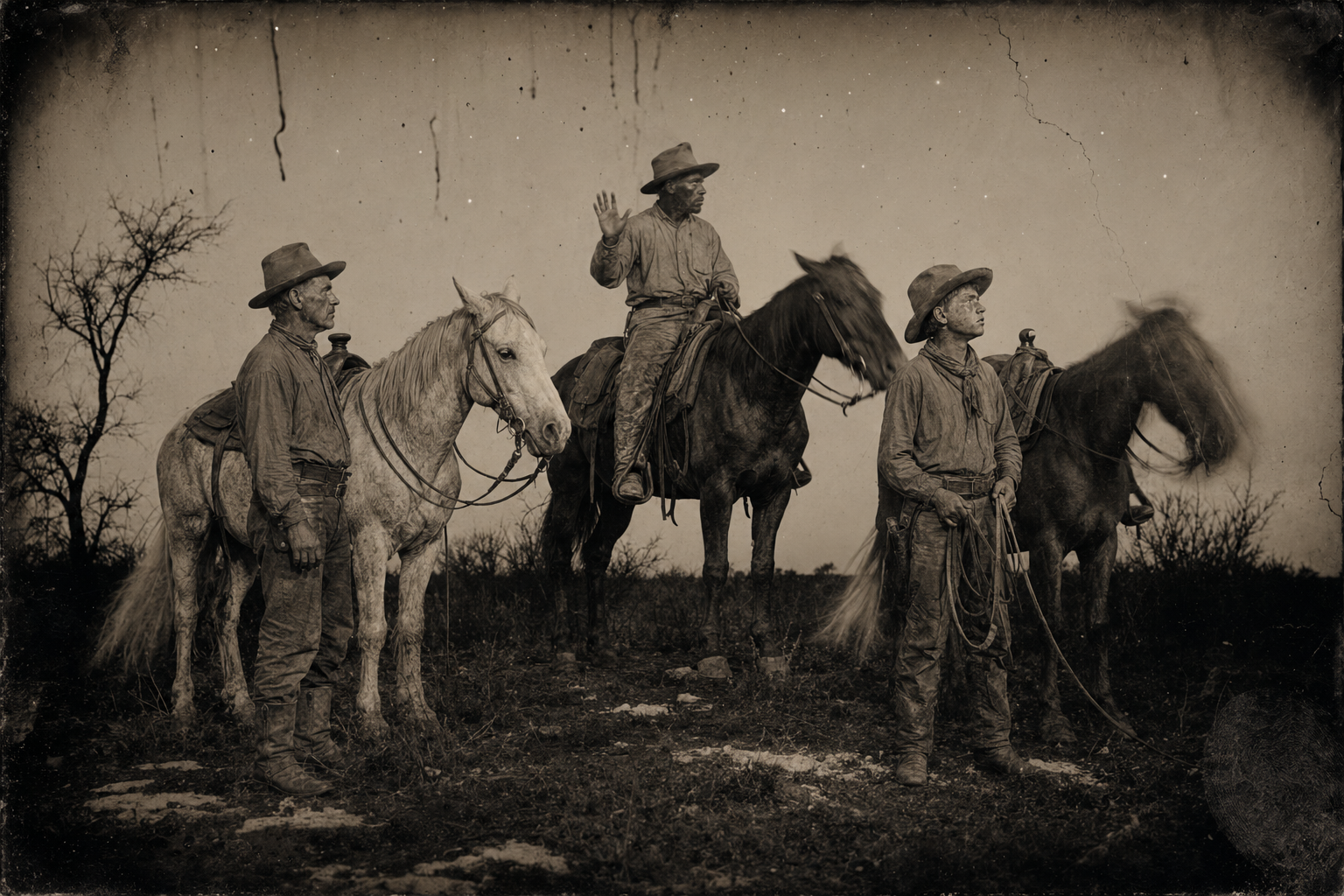 A quarter-mile short of the camp, Call and Newt are afoot but Deets stays in the saddle, hand lifted — he hears singing, and it is white folks.