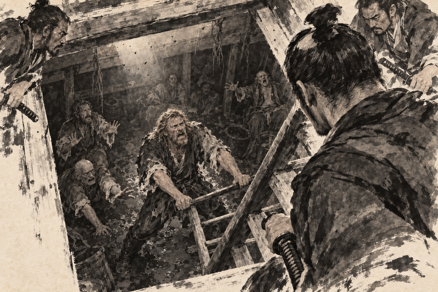 Blackthorne bars the ladder