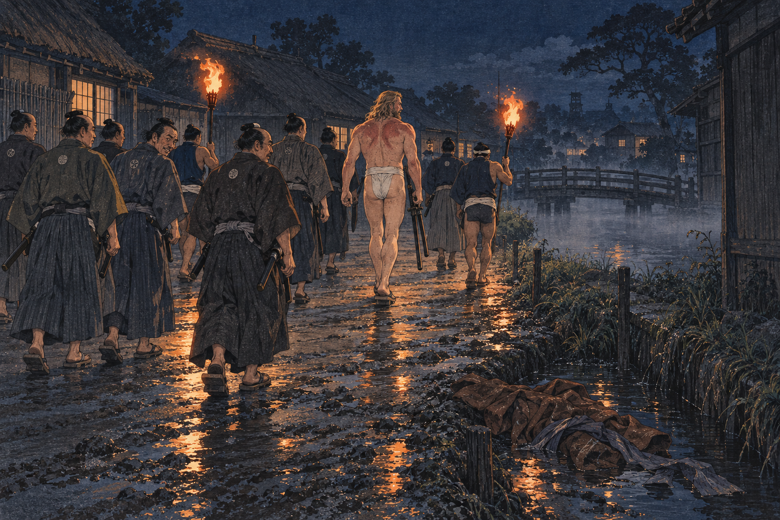 The kimono in the ditch