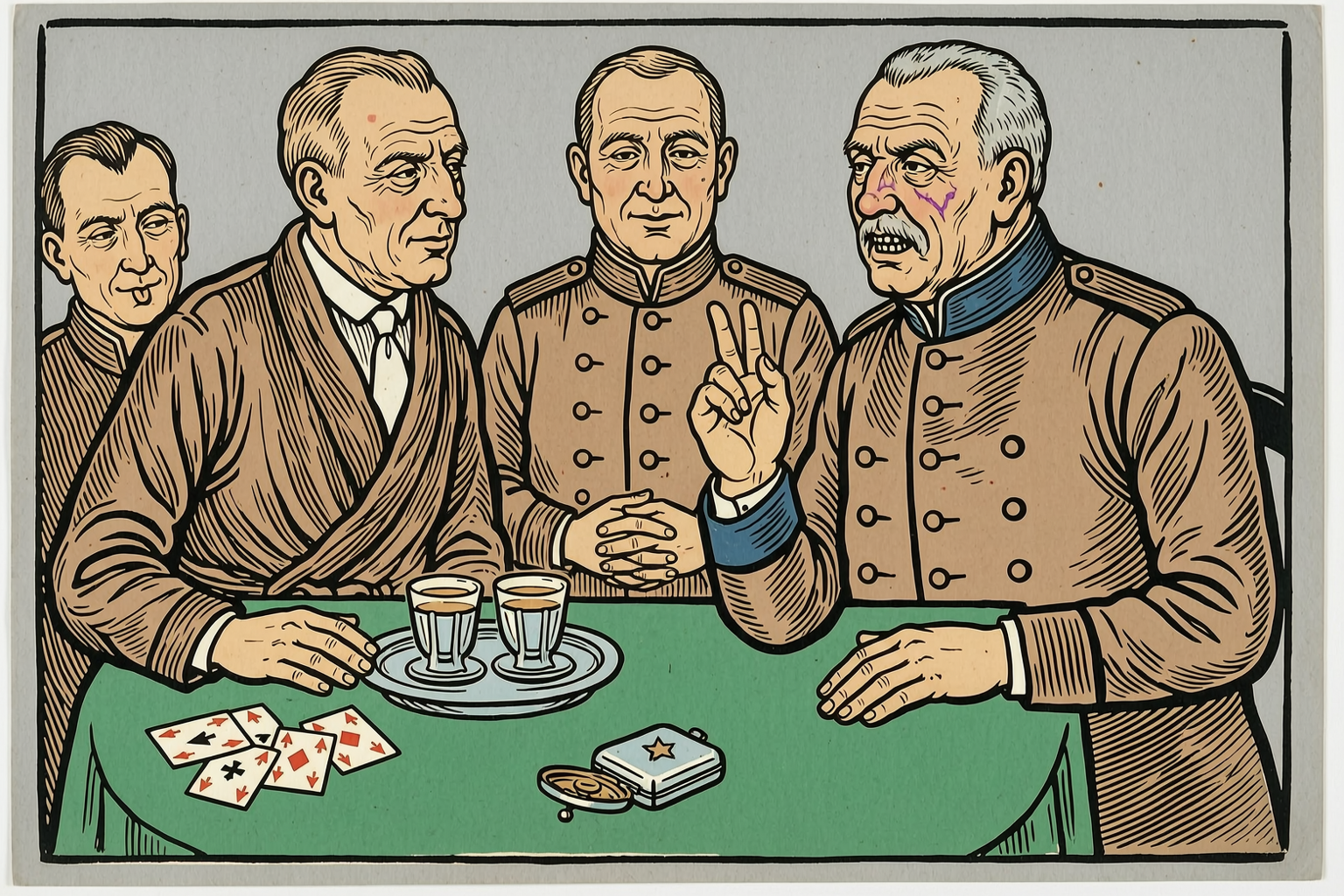 The town argues about Kherson