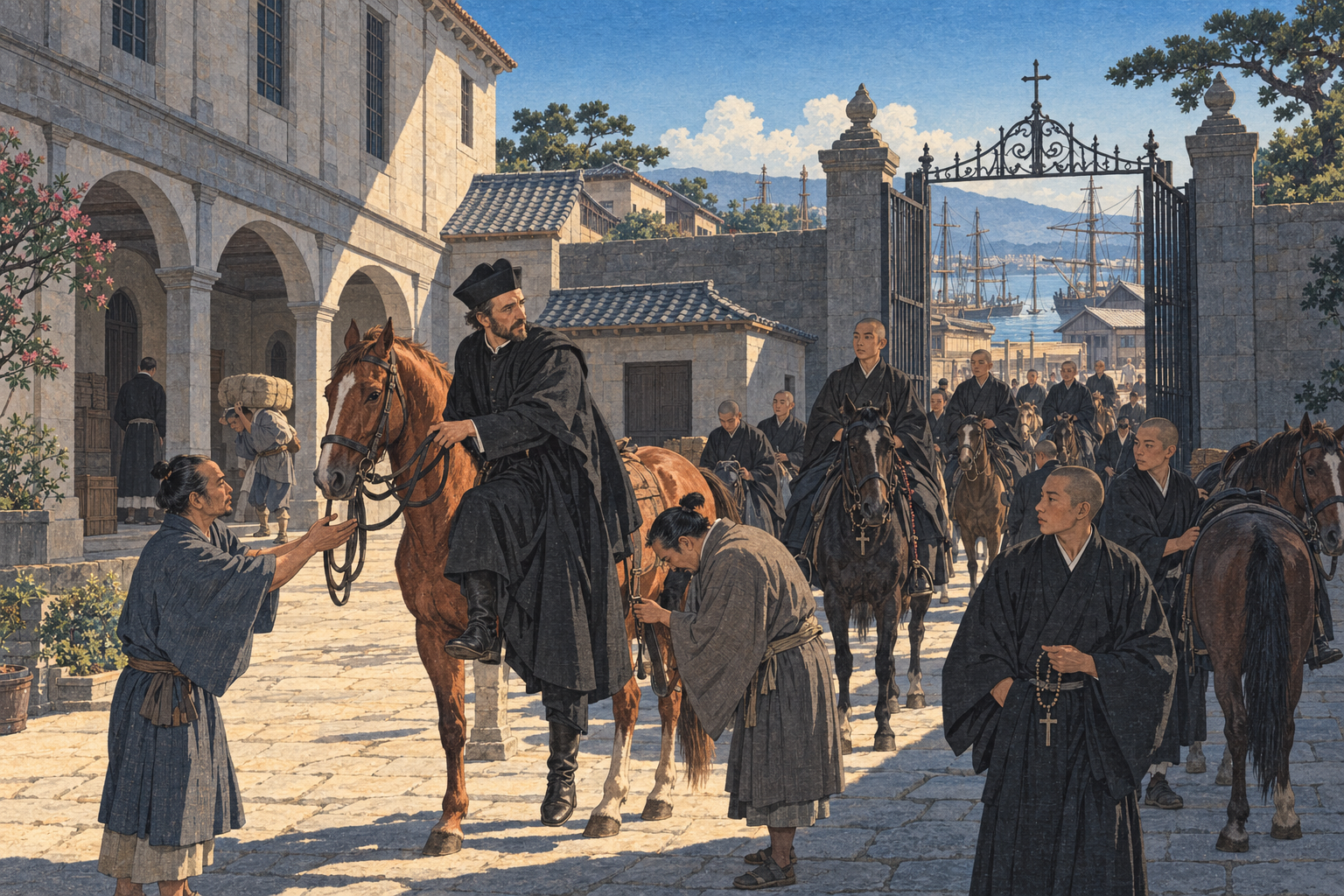 The Mission gates by the wharves