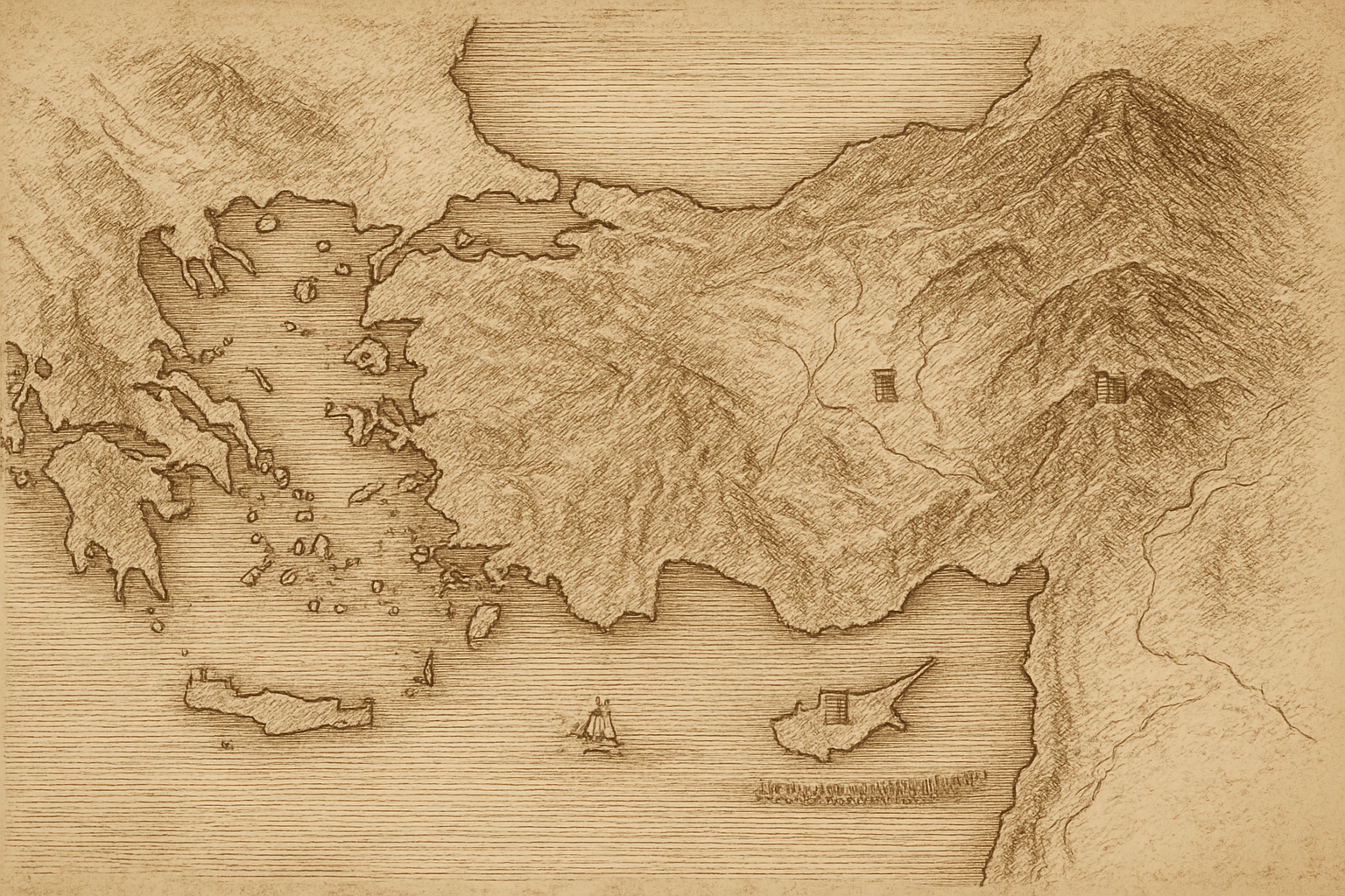 Three Maps for the Trojan Cycle