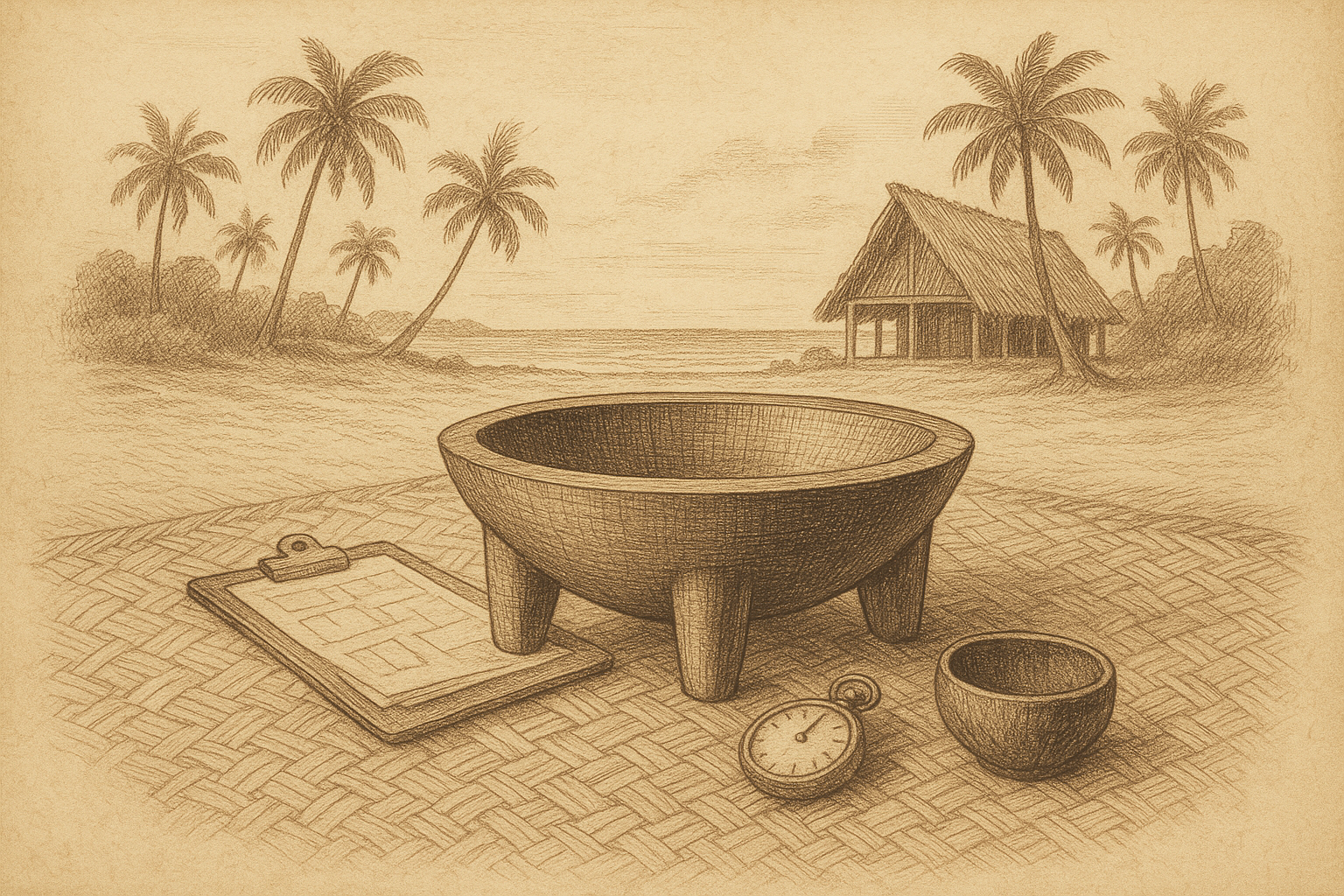 The Experts Arrived With Clipboards. The Island Arrived With Time. — Tales of the Tikongs