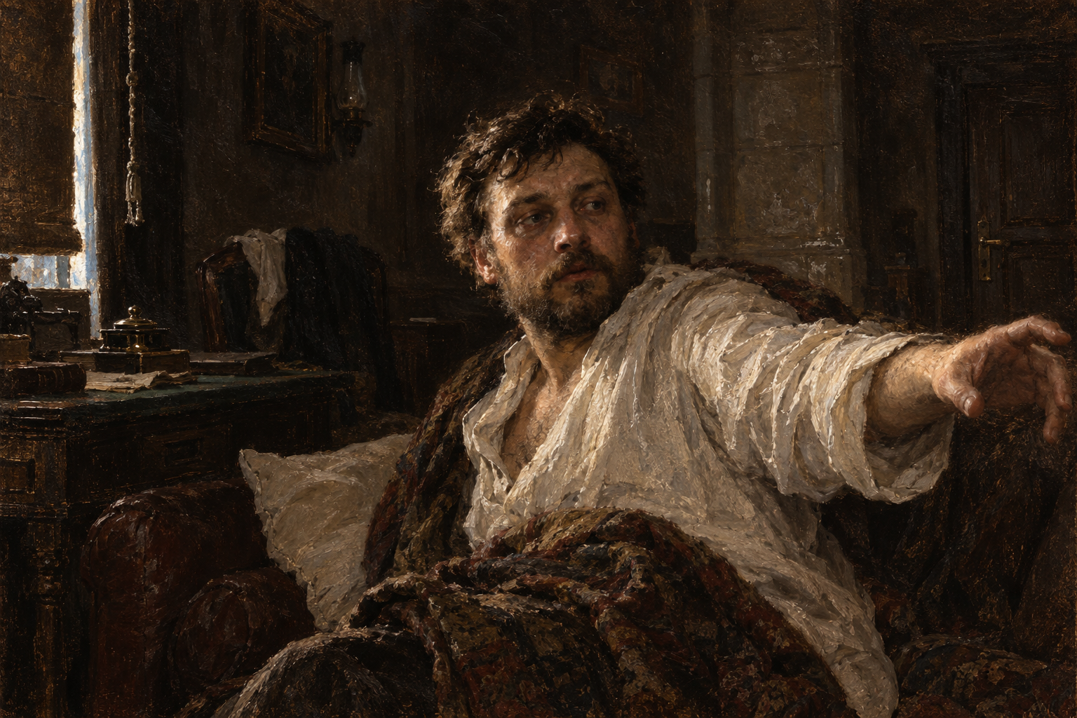 The Arm Reaching for the Dressing-Gown