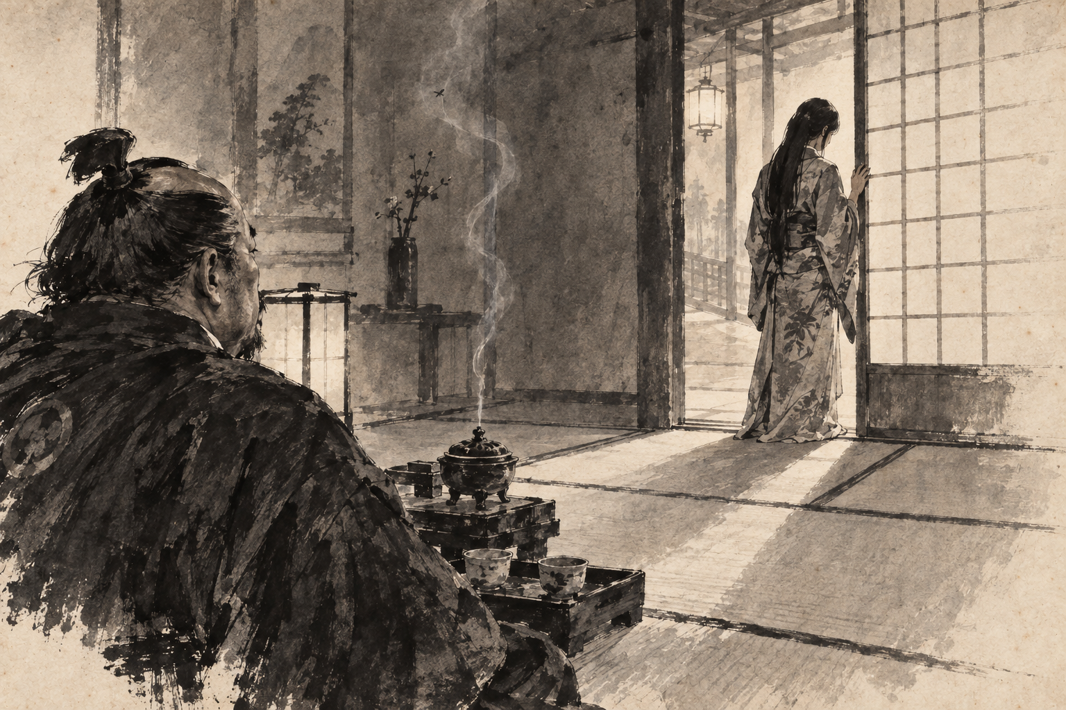 The divorce promised at the shoji