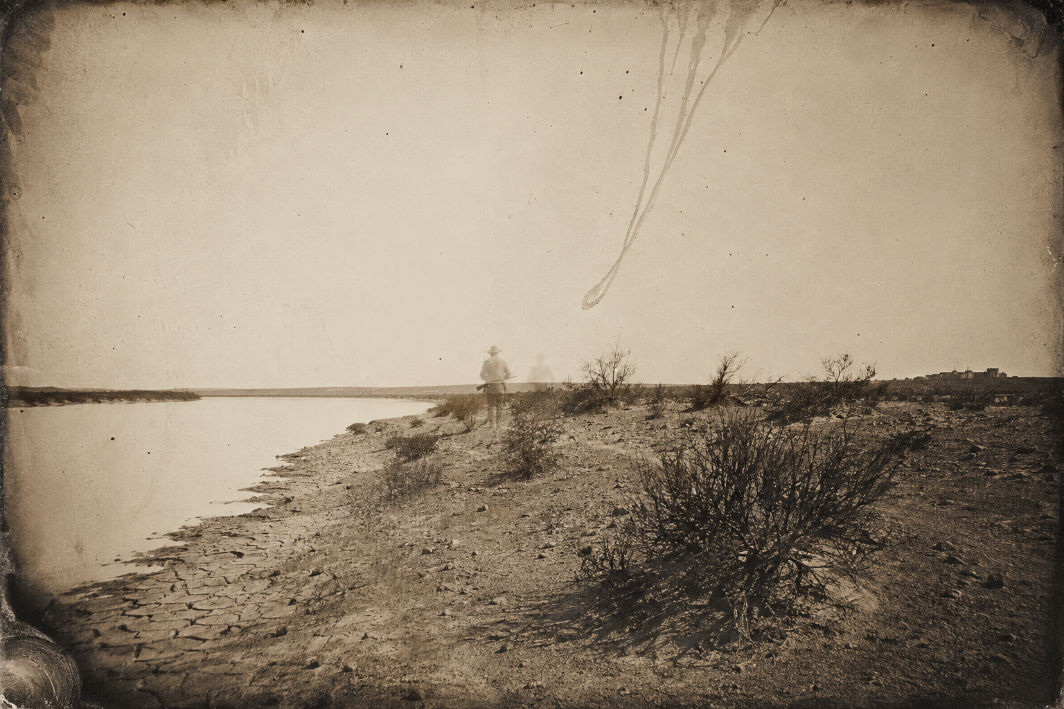 Call walks the river alone for an hour after supper, west of town, out of an old Ranger habit he no longer needs.