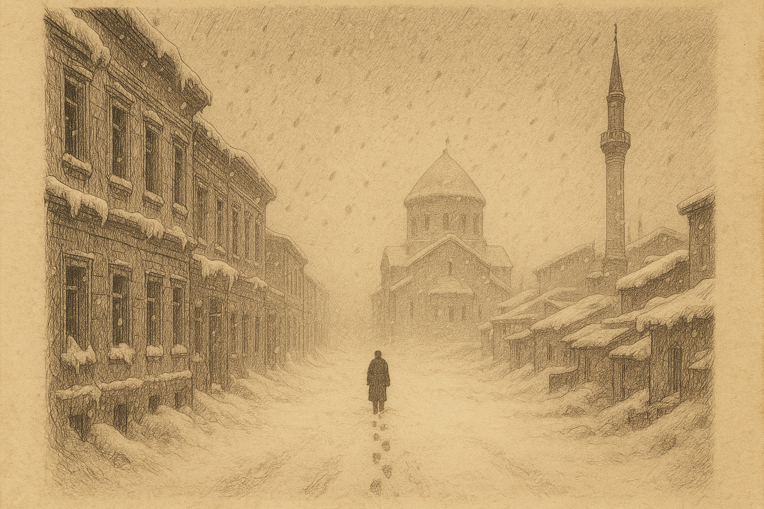 The City Where Empires Left Their Rubble — Snow