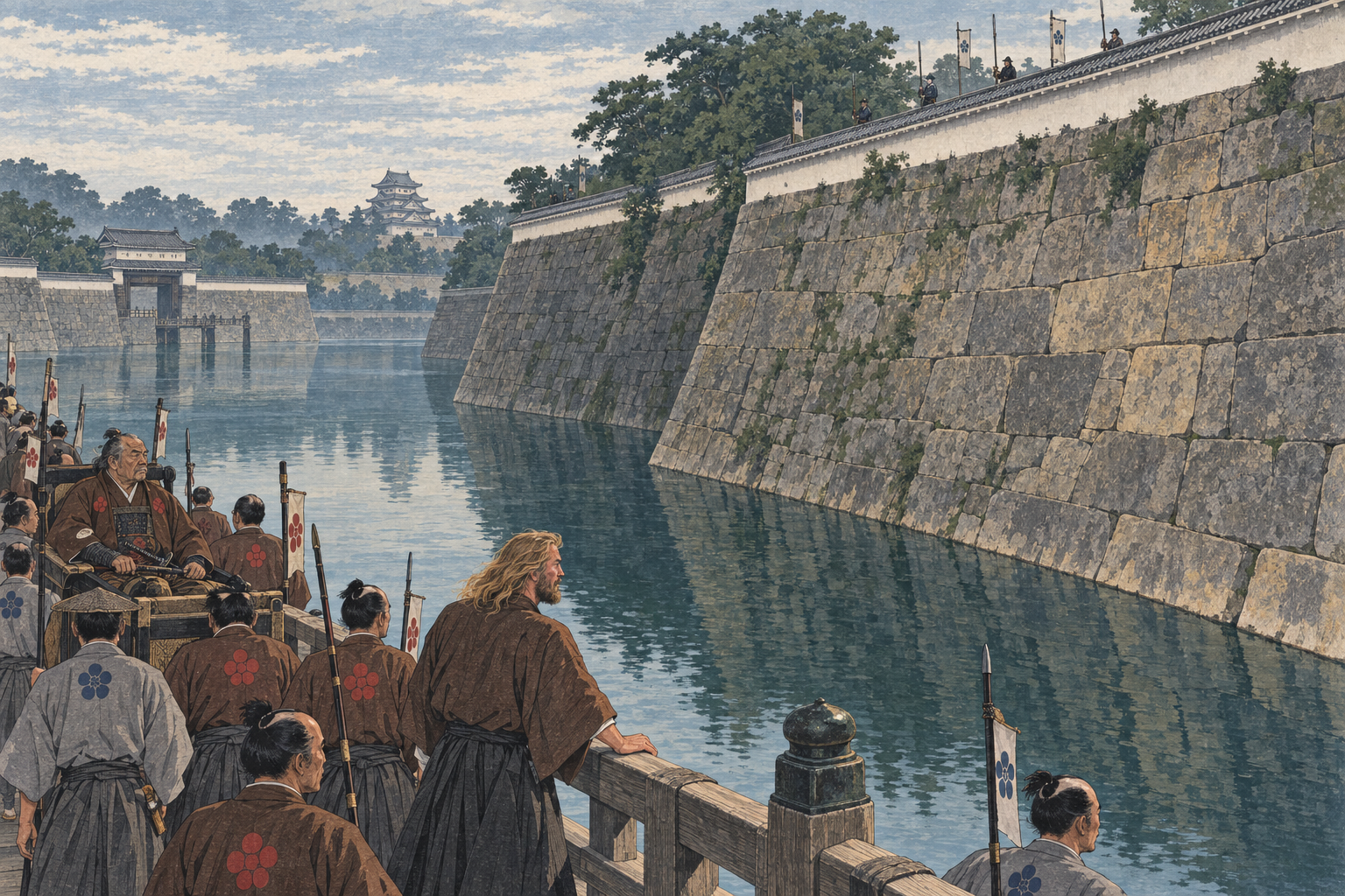 The moat and the cyclopean stones