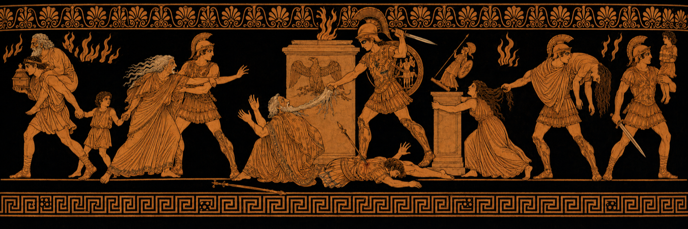 Posthomerica, Book 13 — The Sack of Troy