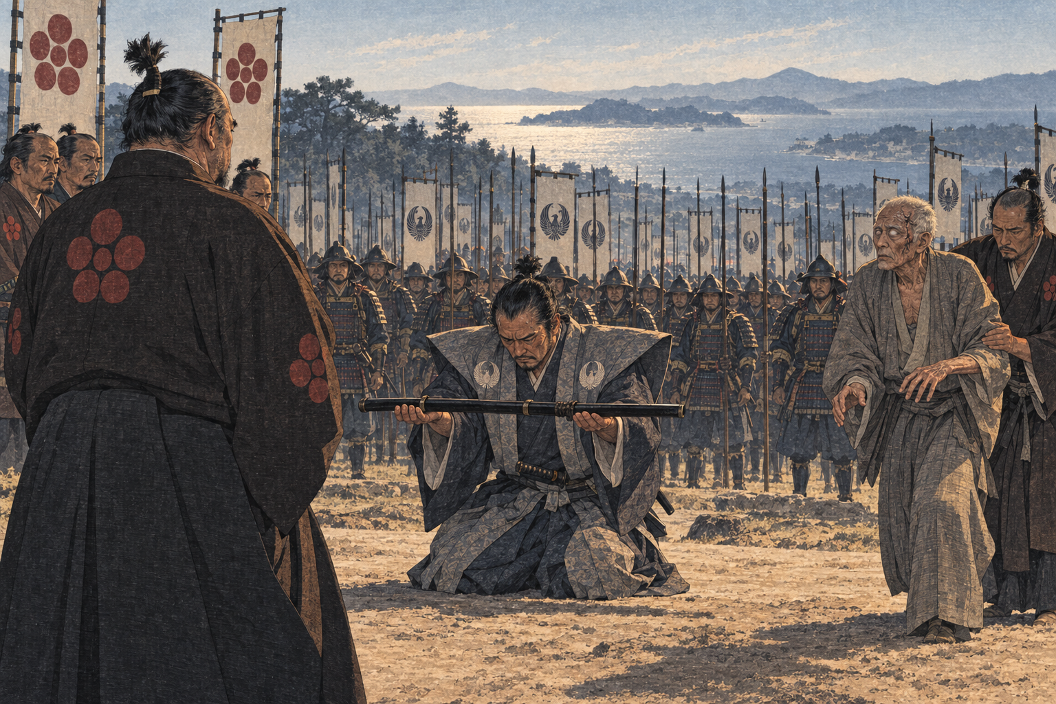 Yabu surrenders the Murasama blade