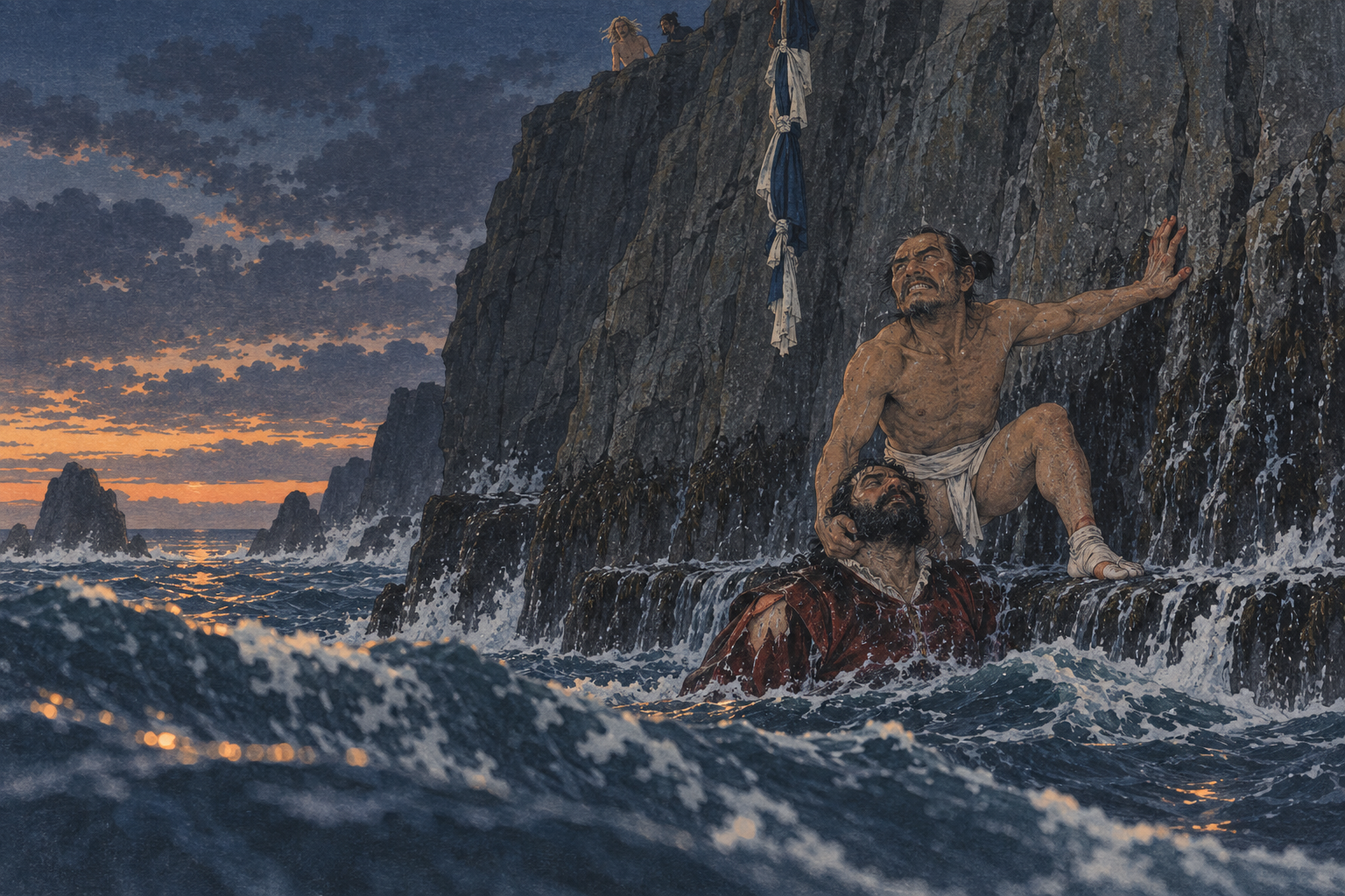 The ledge and the rising tide
