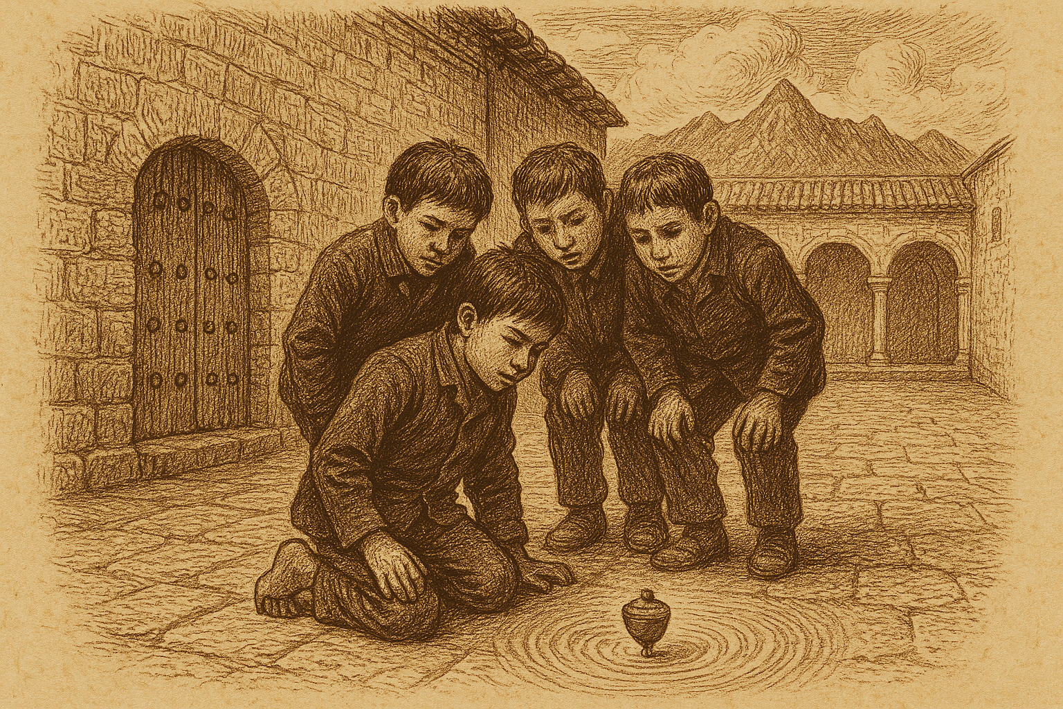 The Spinning Top That Hummed in Two Languages — Deep Rivers