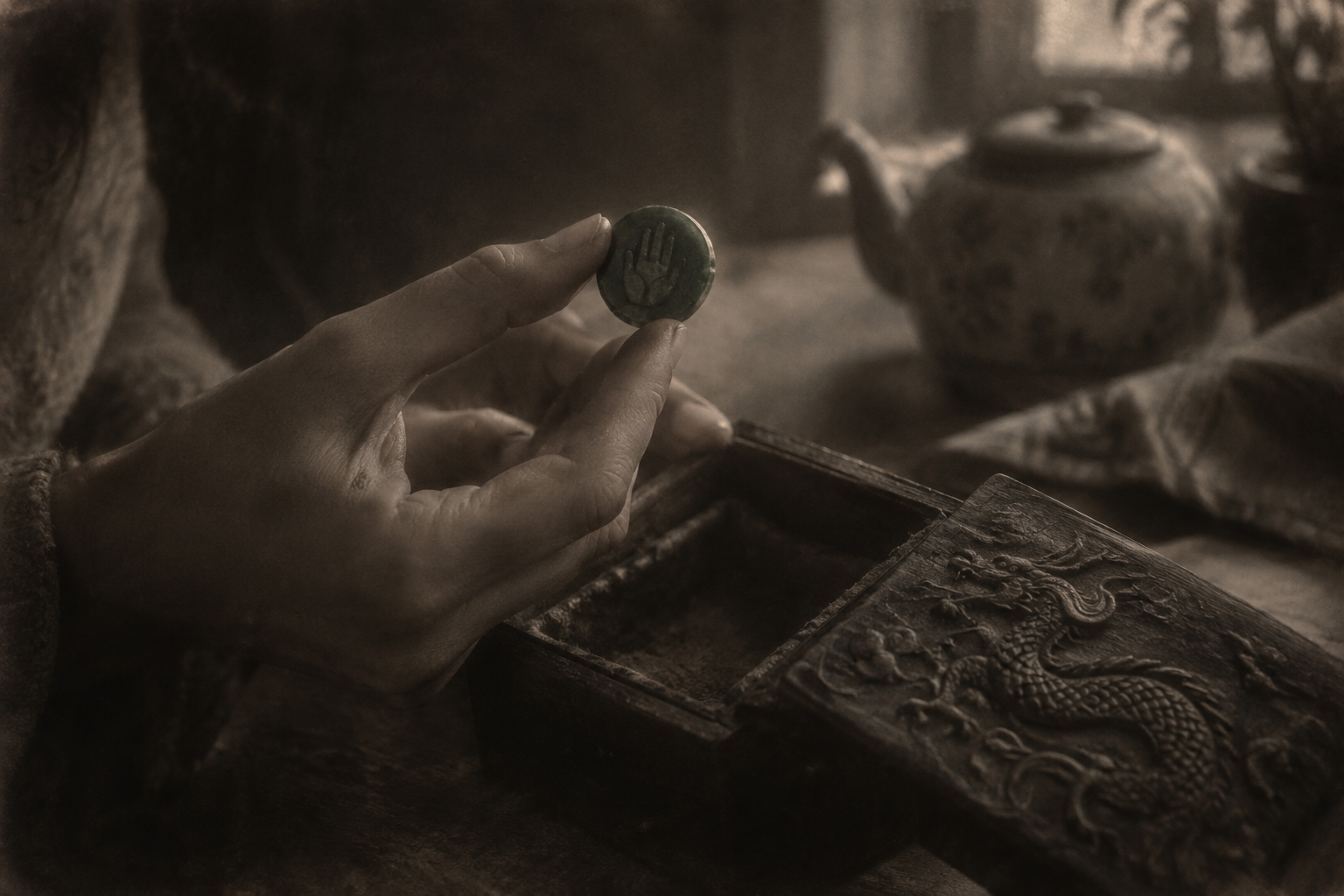 A hand in repose
