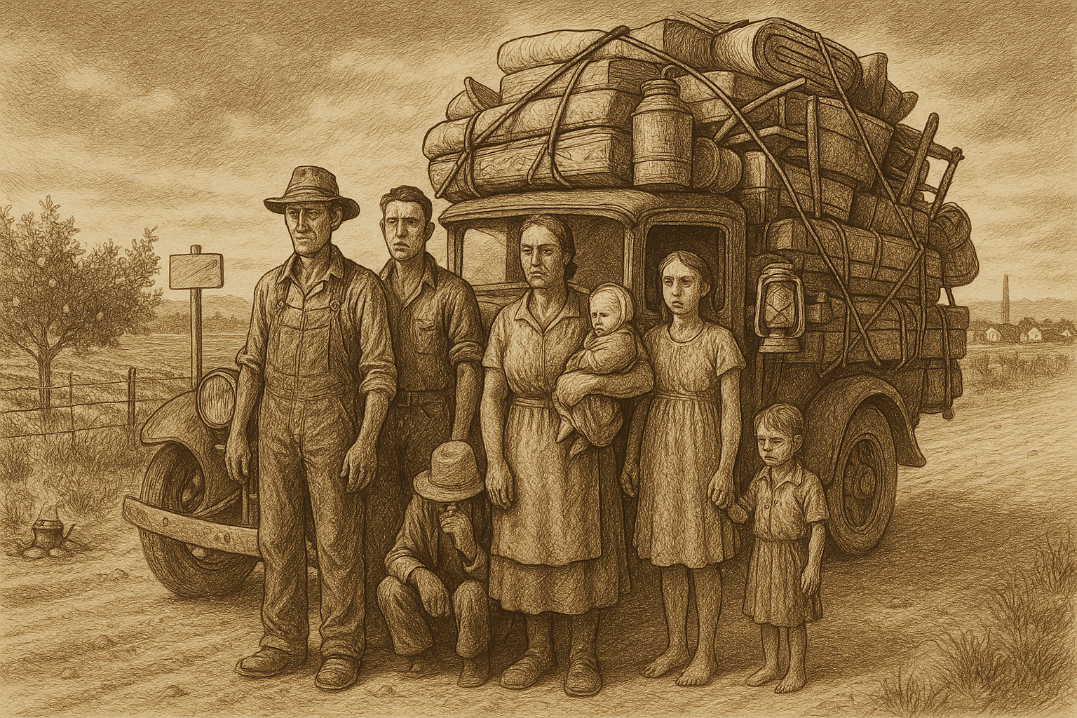Burned in the County It Described — The Grapes of Wrath