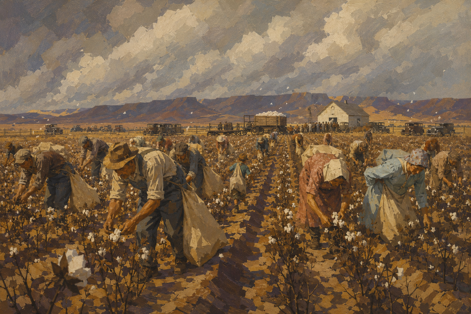 Twenty acres, picked out by eleven
