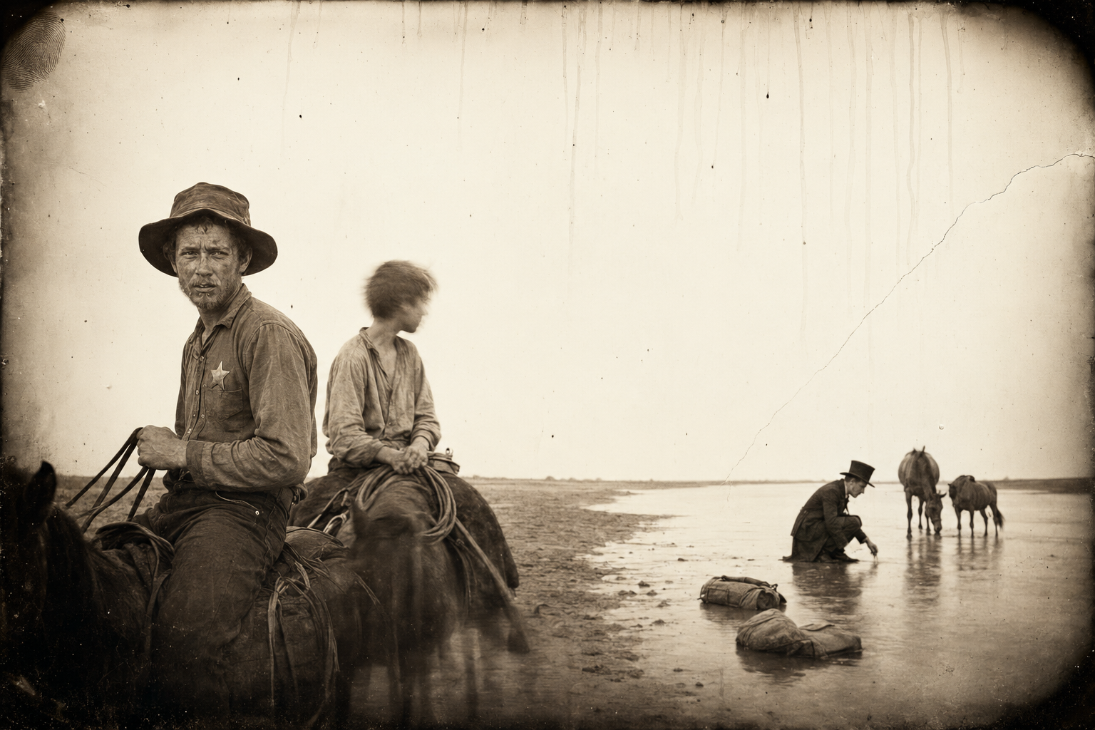Sedgwick walks off down the riverbank and squats to peer at the ground; July rides on, unsettled by how easily the stranger read him.
