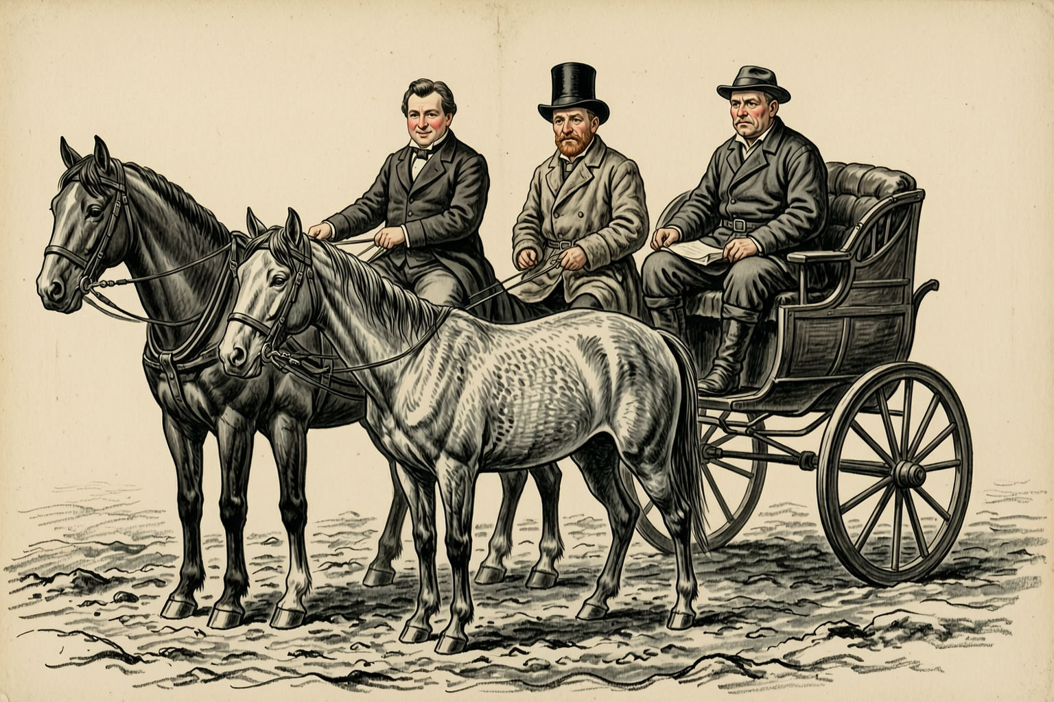 The Two Carriages Lock Together