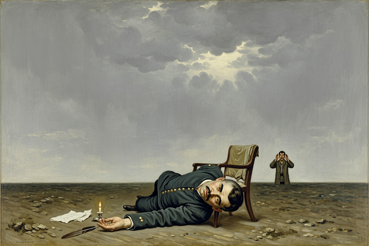 The Public Prosecutor off his chair