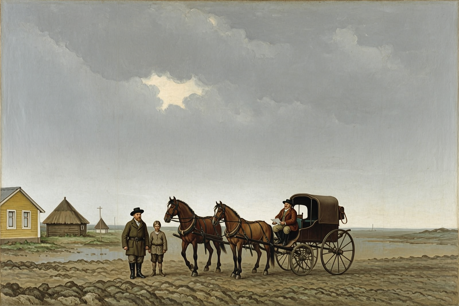 Pelageya Shows the Road