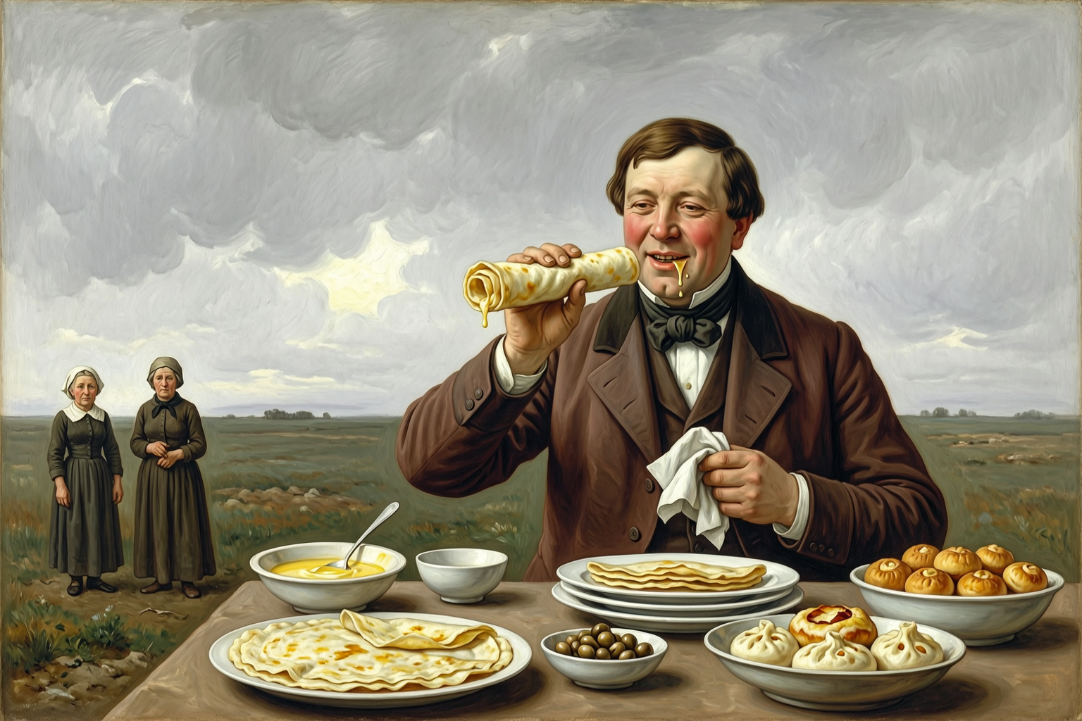 Pancakes and the Unleavened Egg Pie