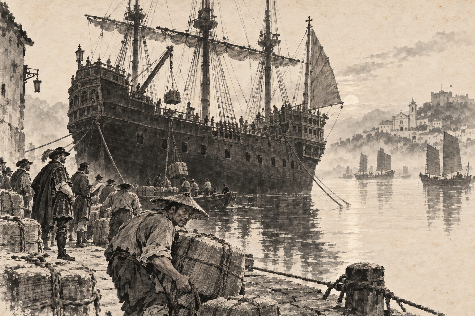 The Black Ship at Macao