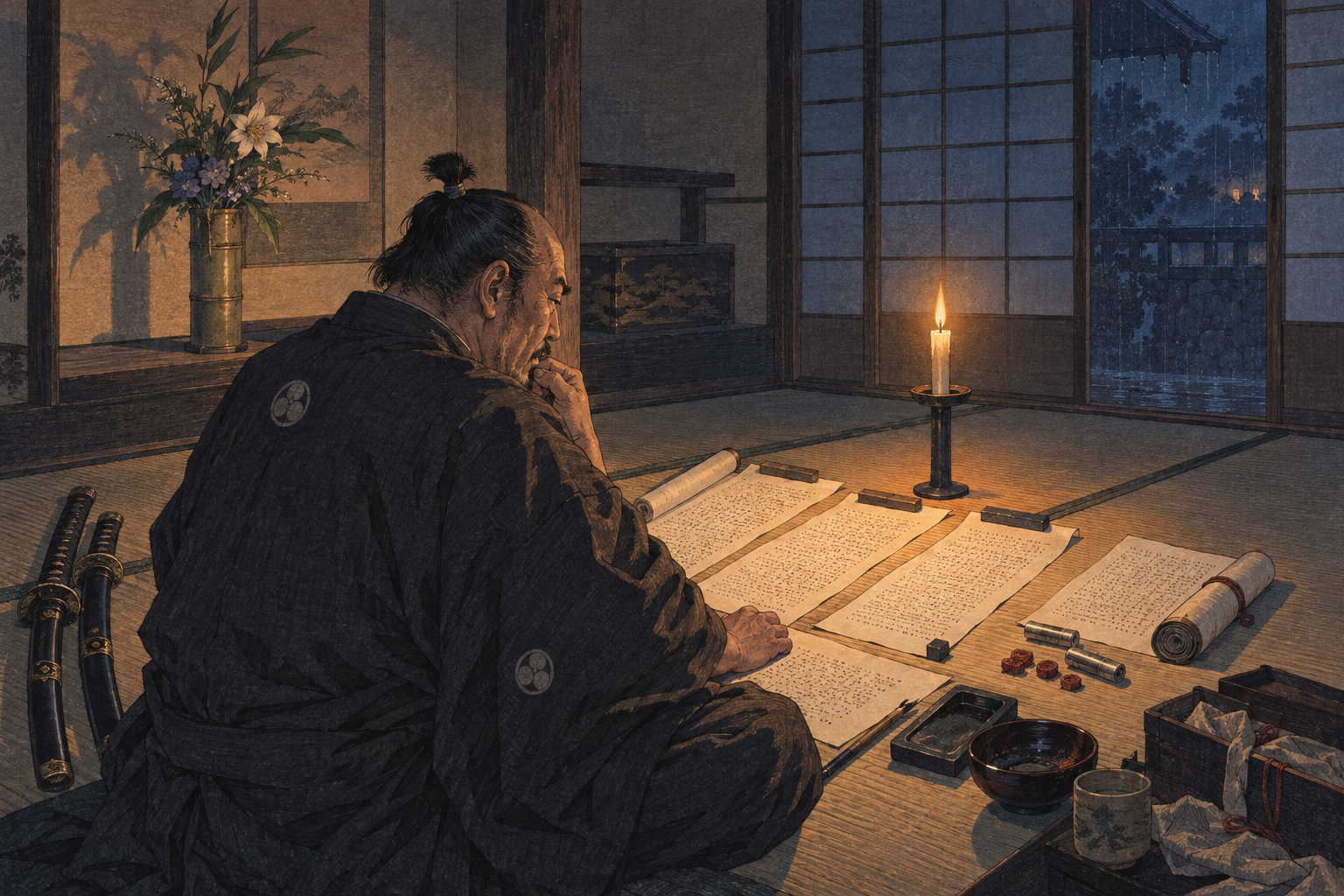 Decoding Kiri's cipher by candlelight