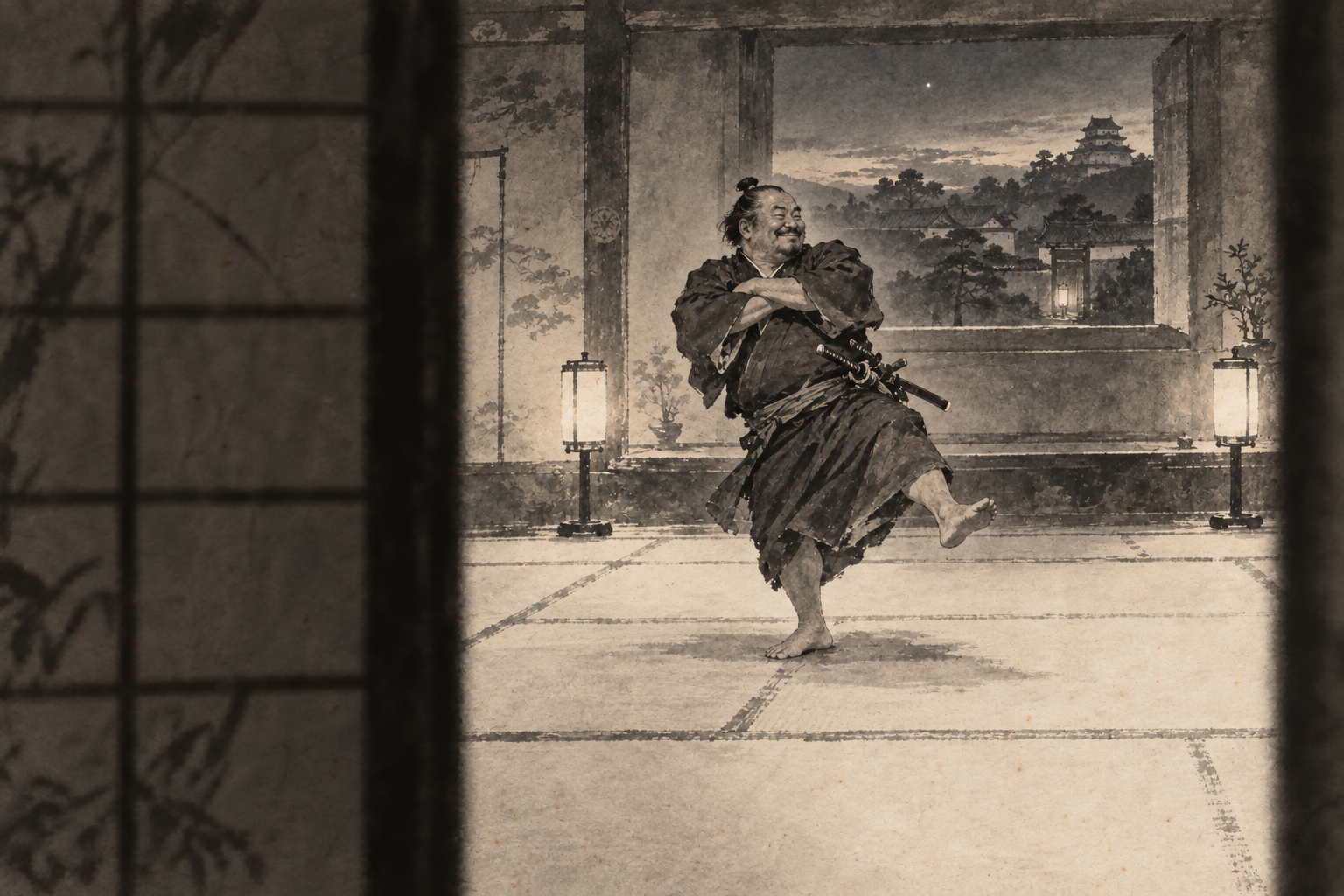 Toranaga dances alone