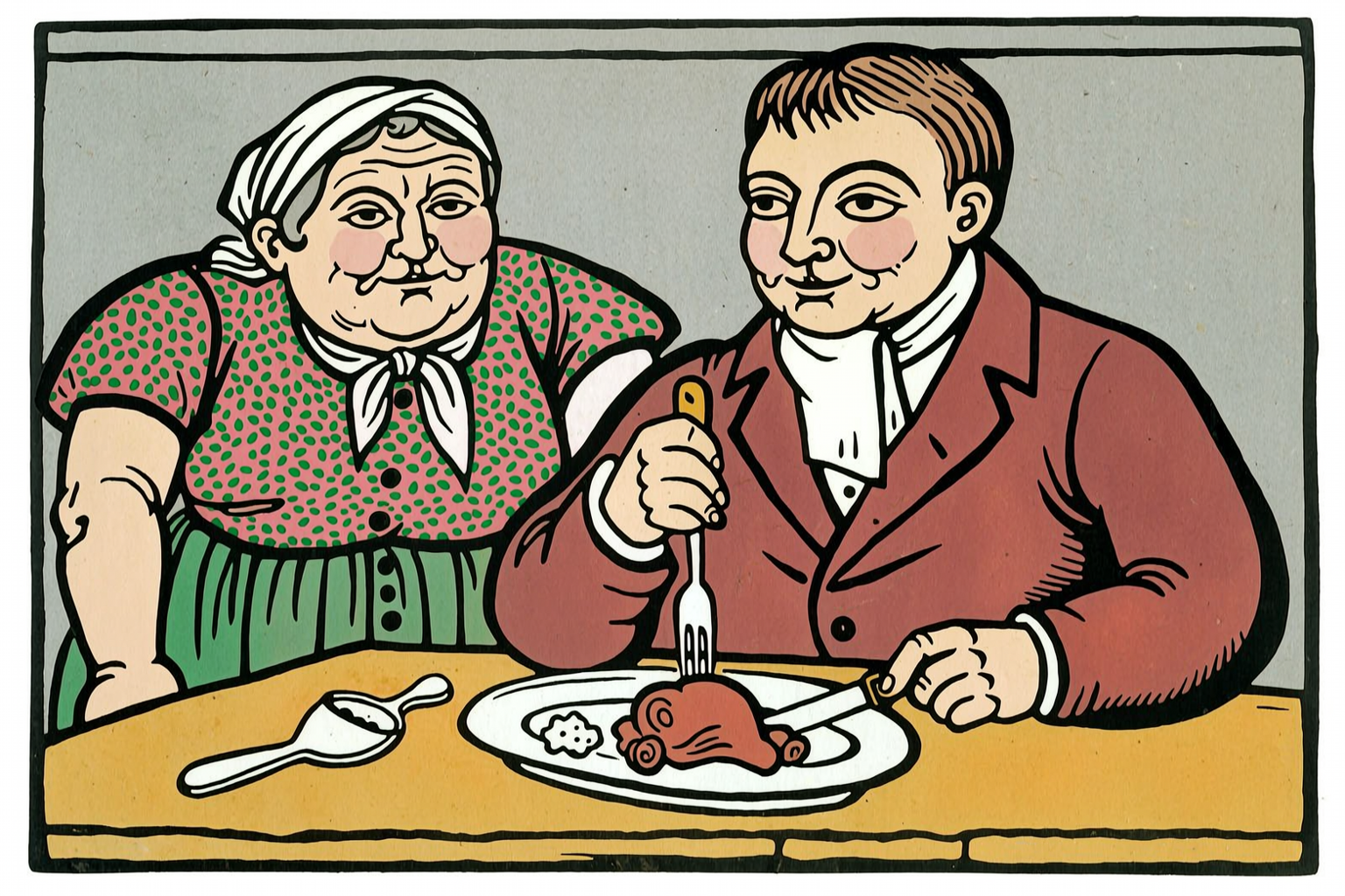 The suckling pig at the inn