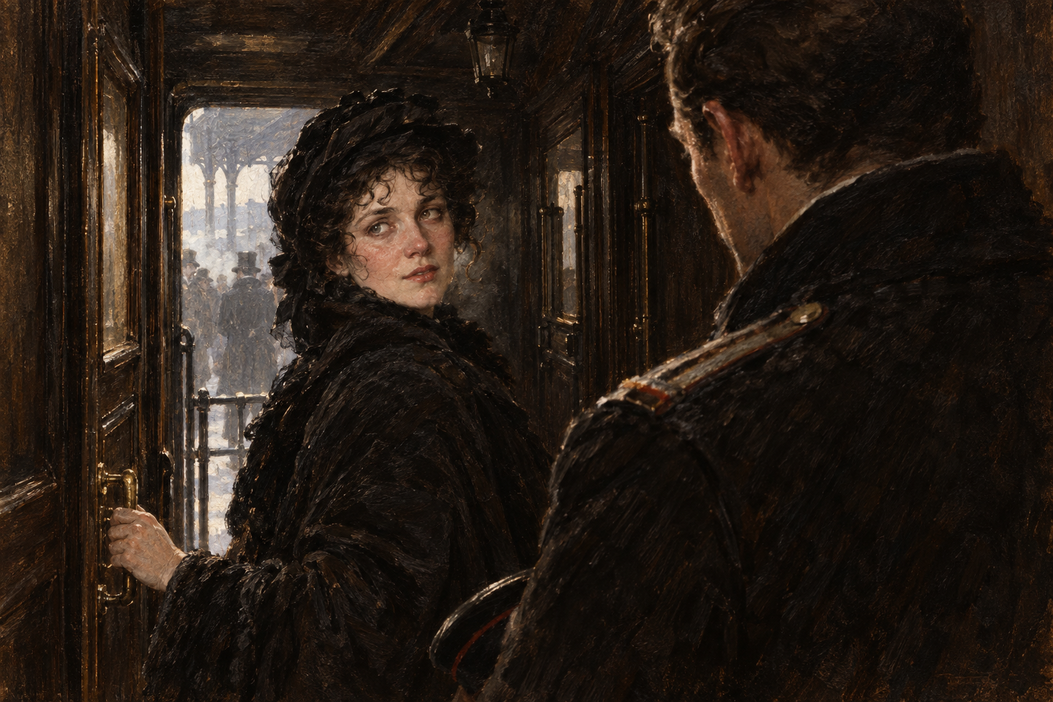 The Look in the Carriage Doorway