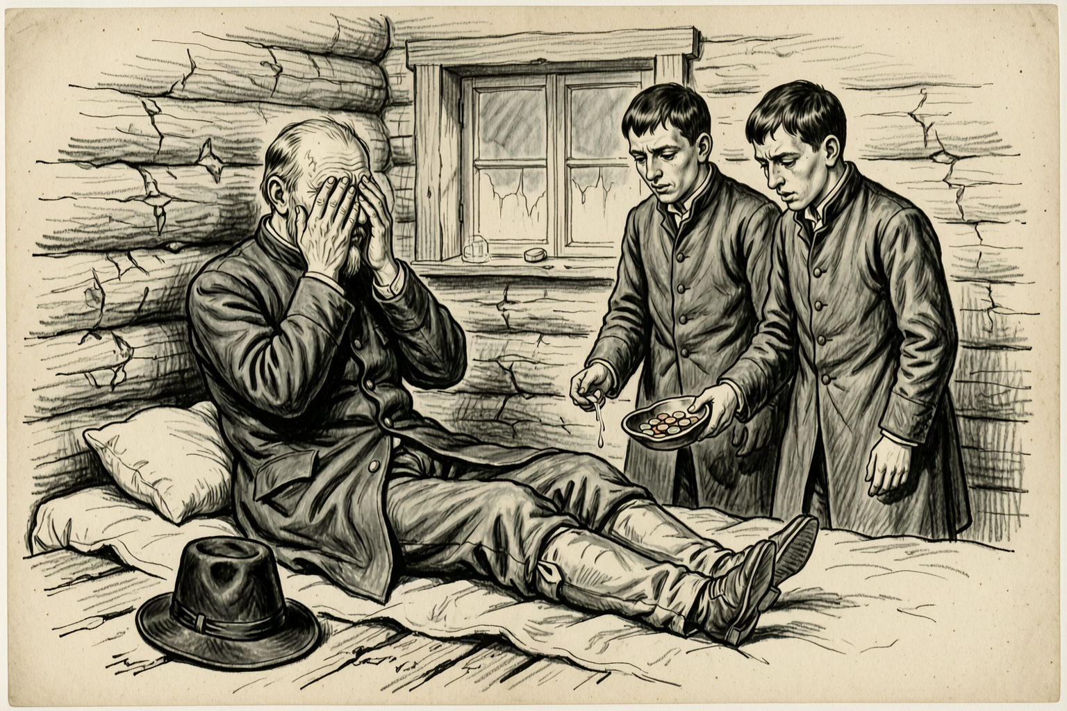 The teacher in the unheated hovel