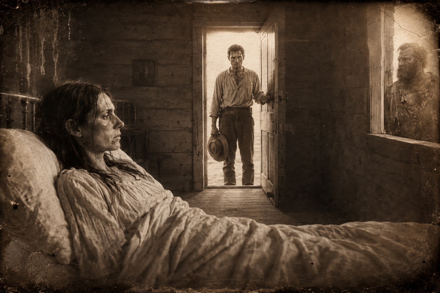 With no warning the door opens and July Johnson stands there with tears in his eyes, waiting to be asked in.