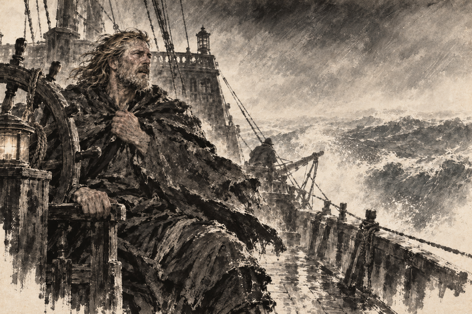 The pilot in the seachair