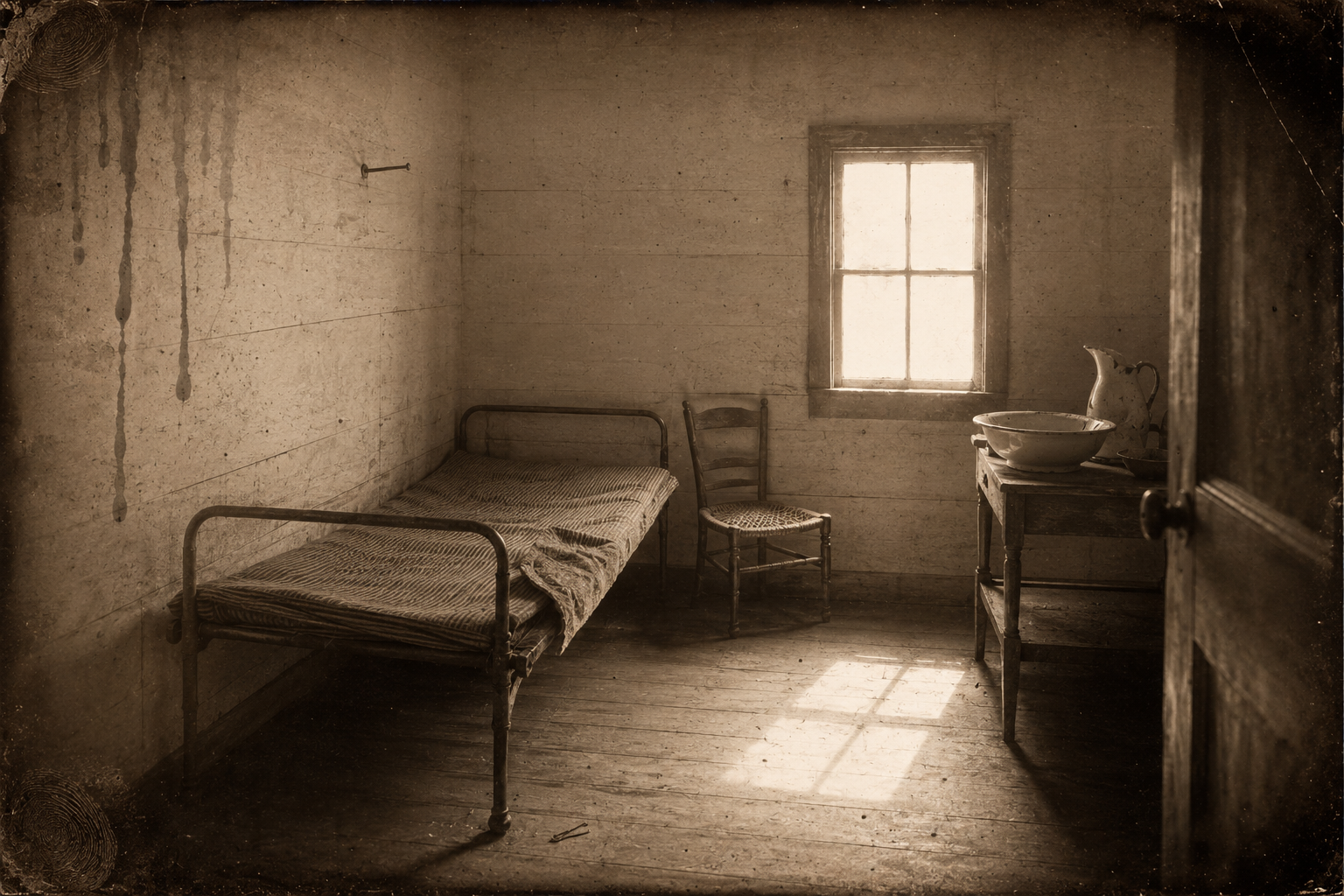 July rides to Ogallala anyway and finds the room at the doctor's empty — Elmira gone, the big man with her, no note left.