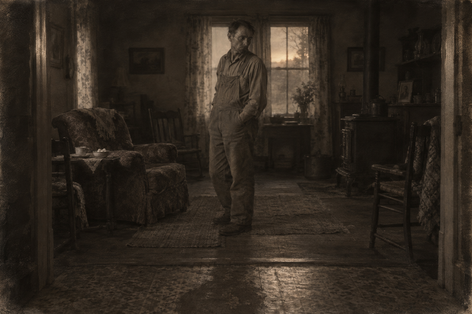 The room he had not looked at
