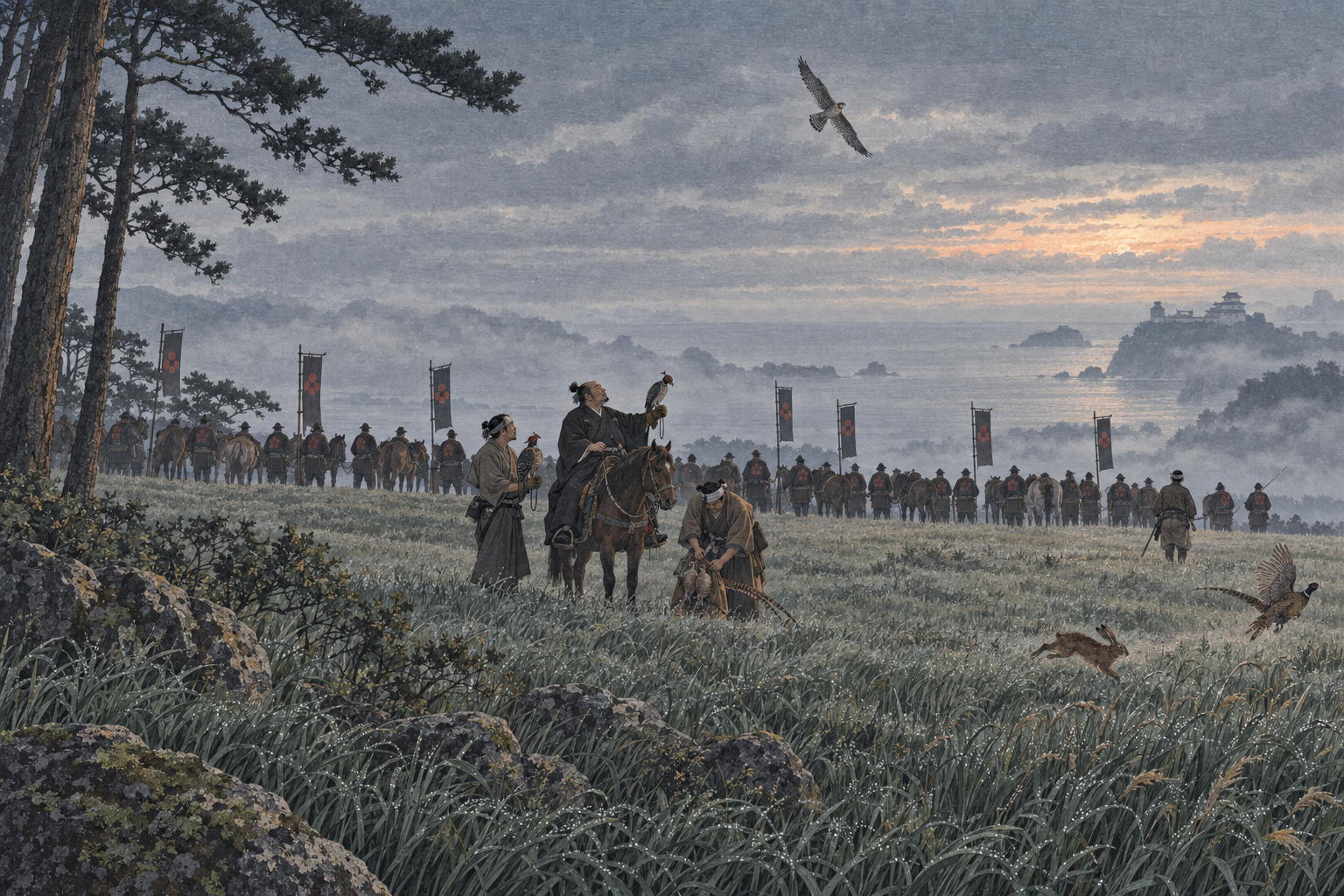 The dawn hunt on the plateau