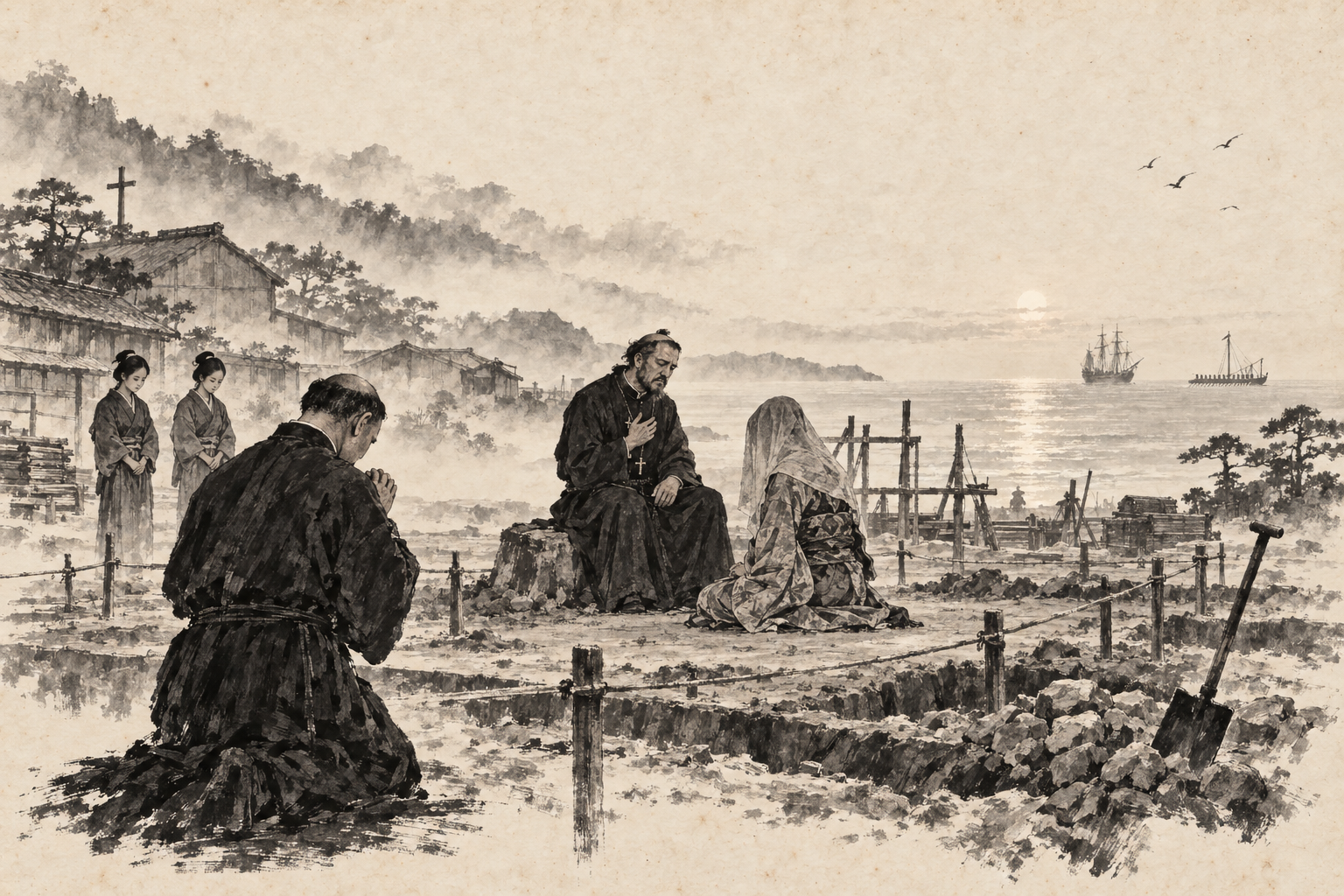 Confession at the cathedral foundations