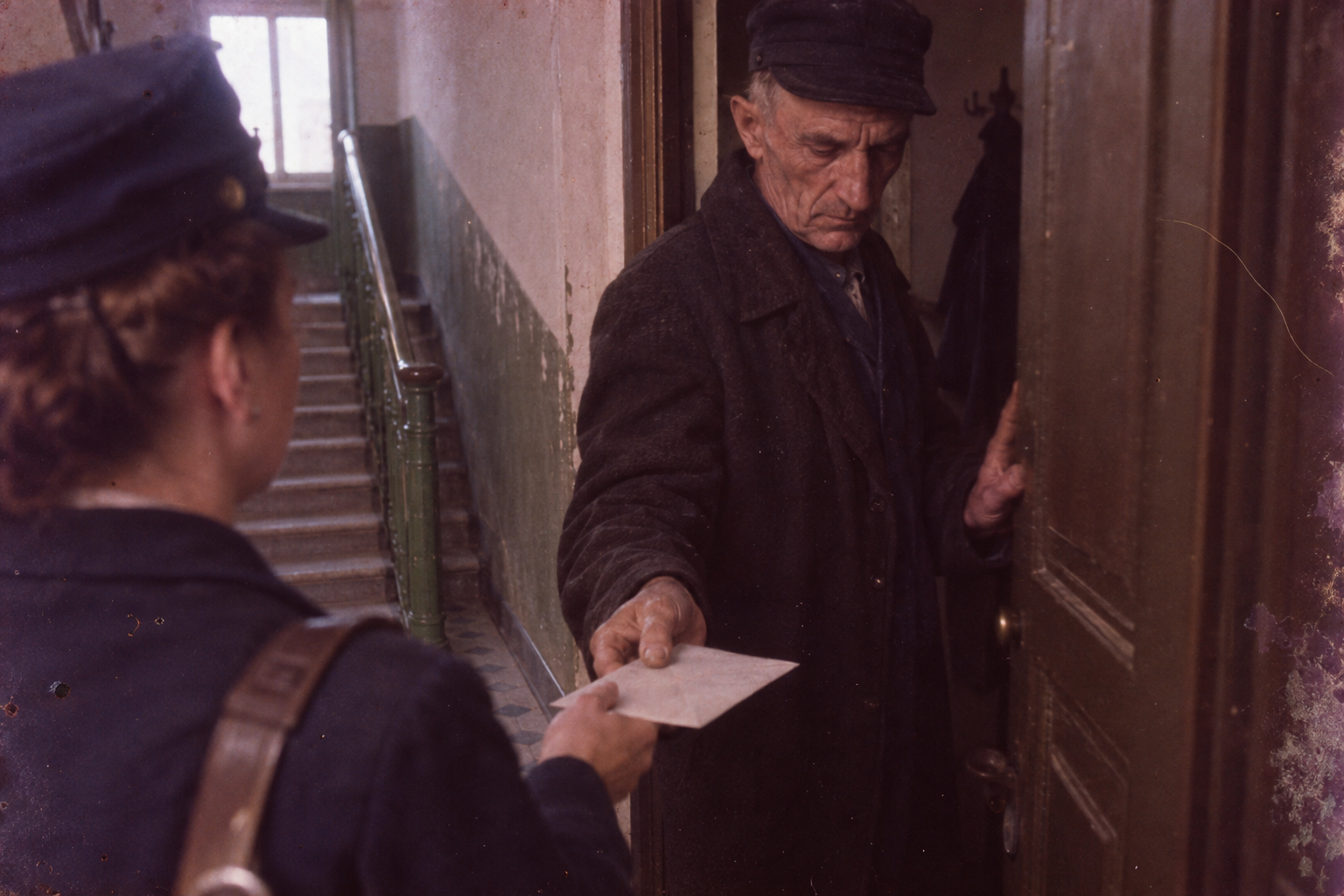 Otto shuts the door on the letter