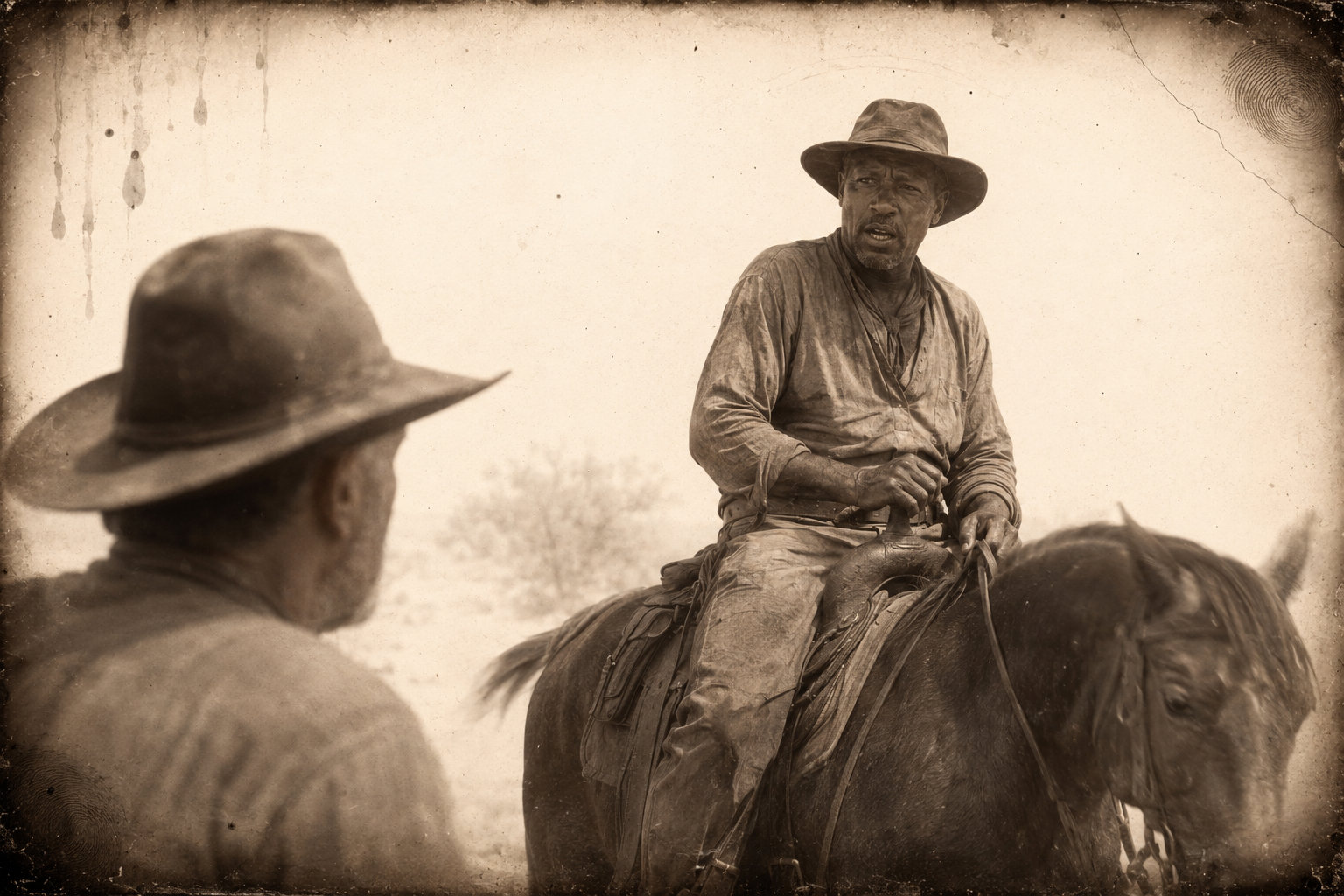 Deets comes in off a twenty-mile scout and tells Call the country ahead is dry as a bone.