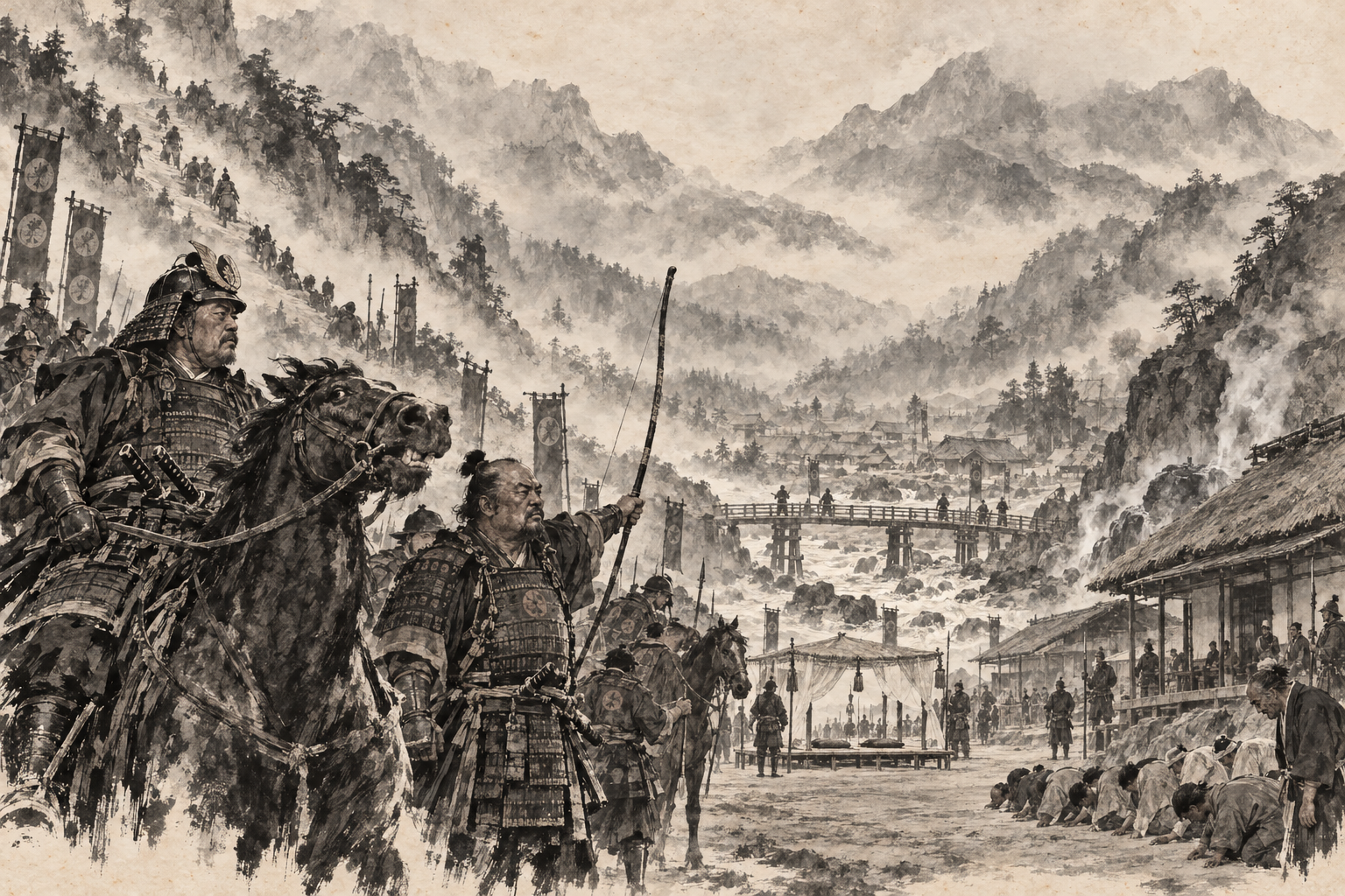Toranaga surveys the Yokosé clearing