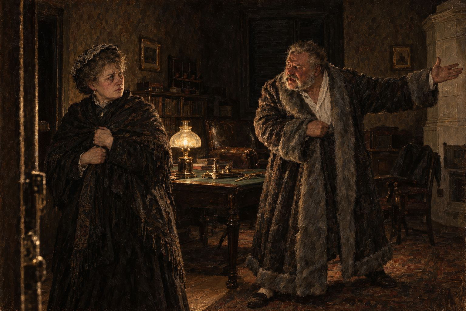 A Scene in the Little Study