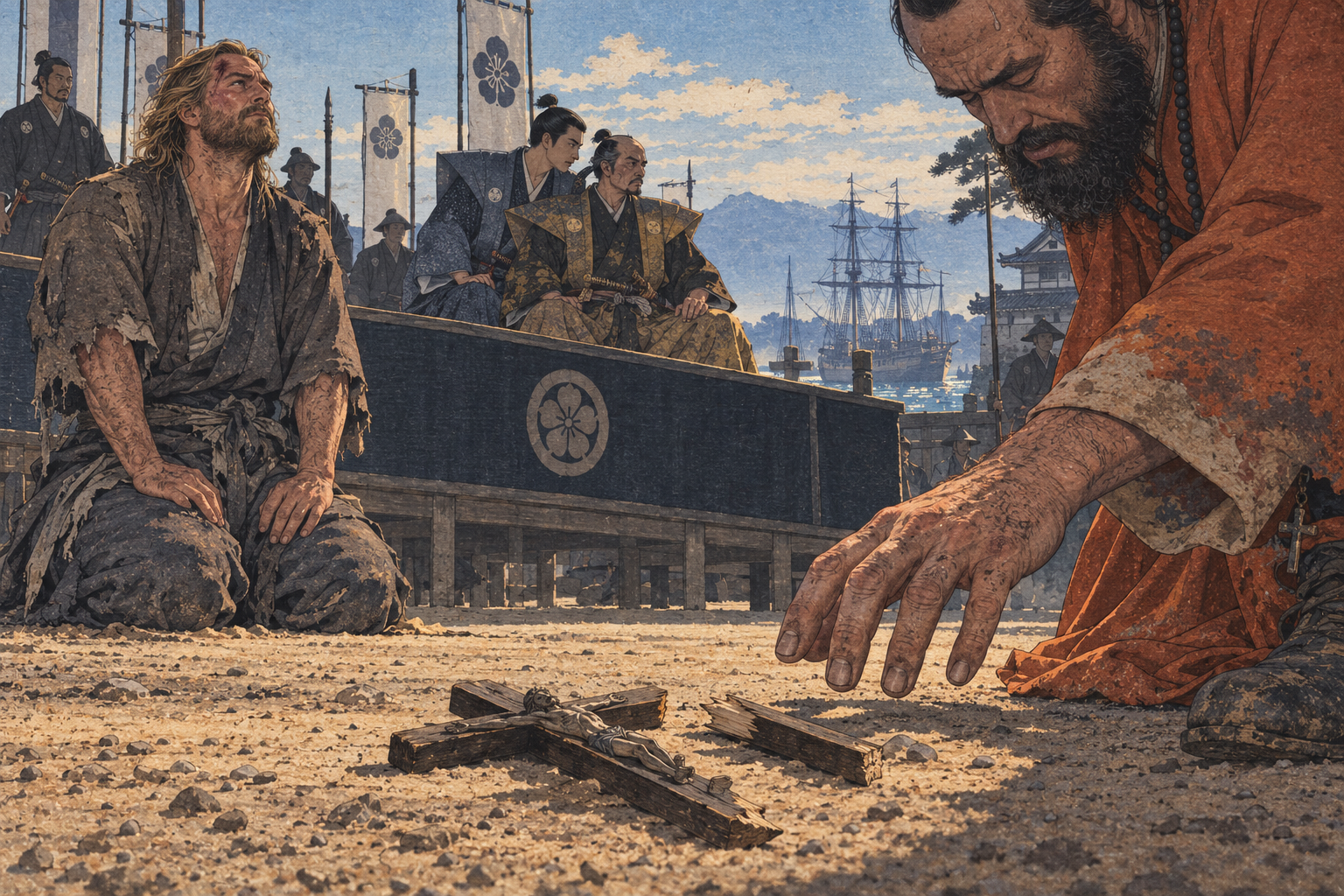 The pieces of the cross