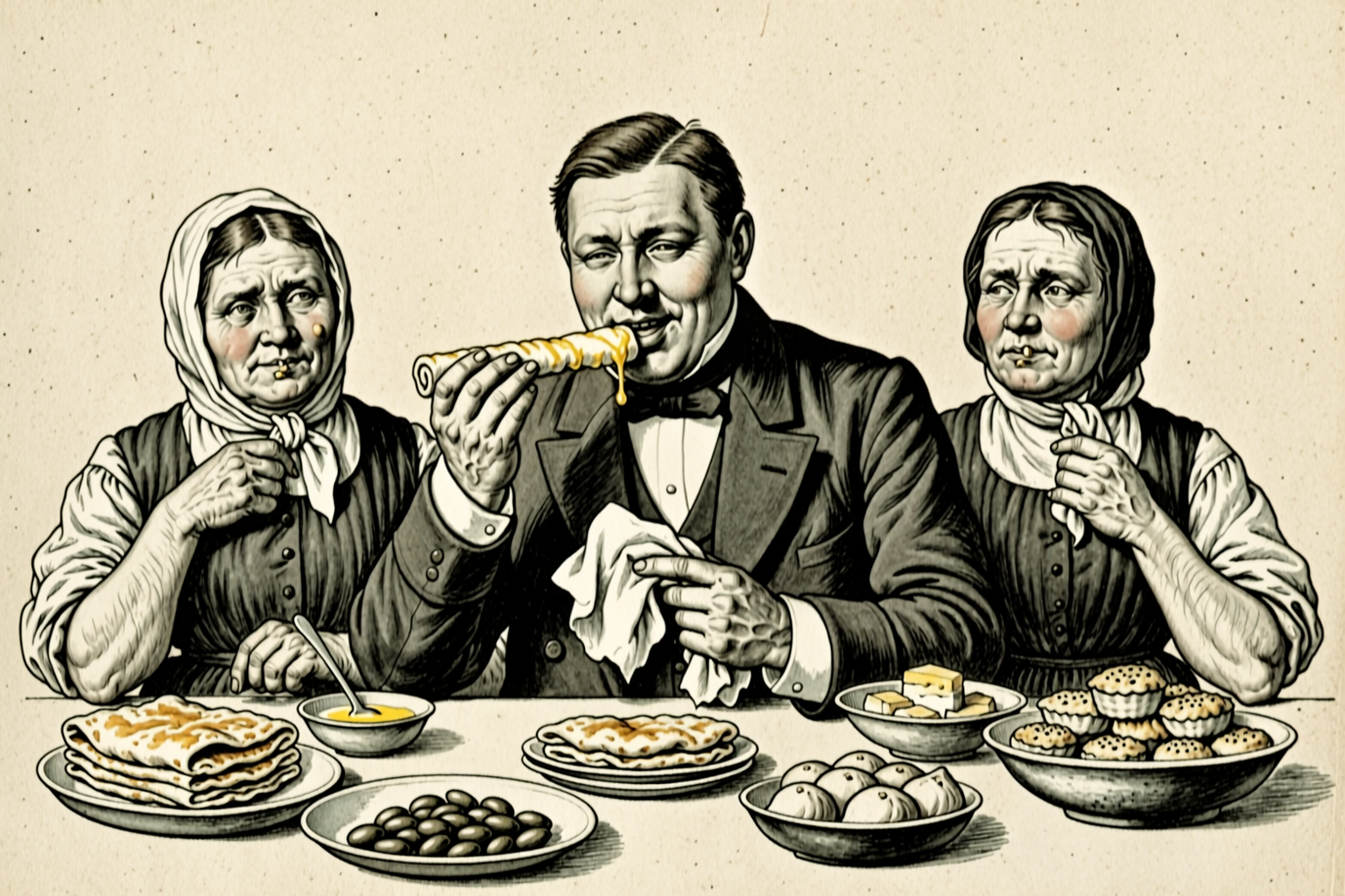 Pancakes and the Unleavened Egg Pie