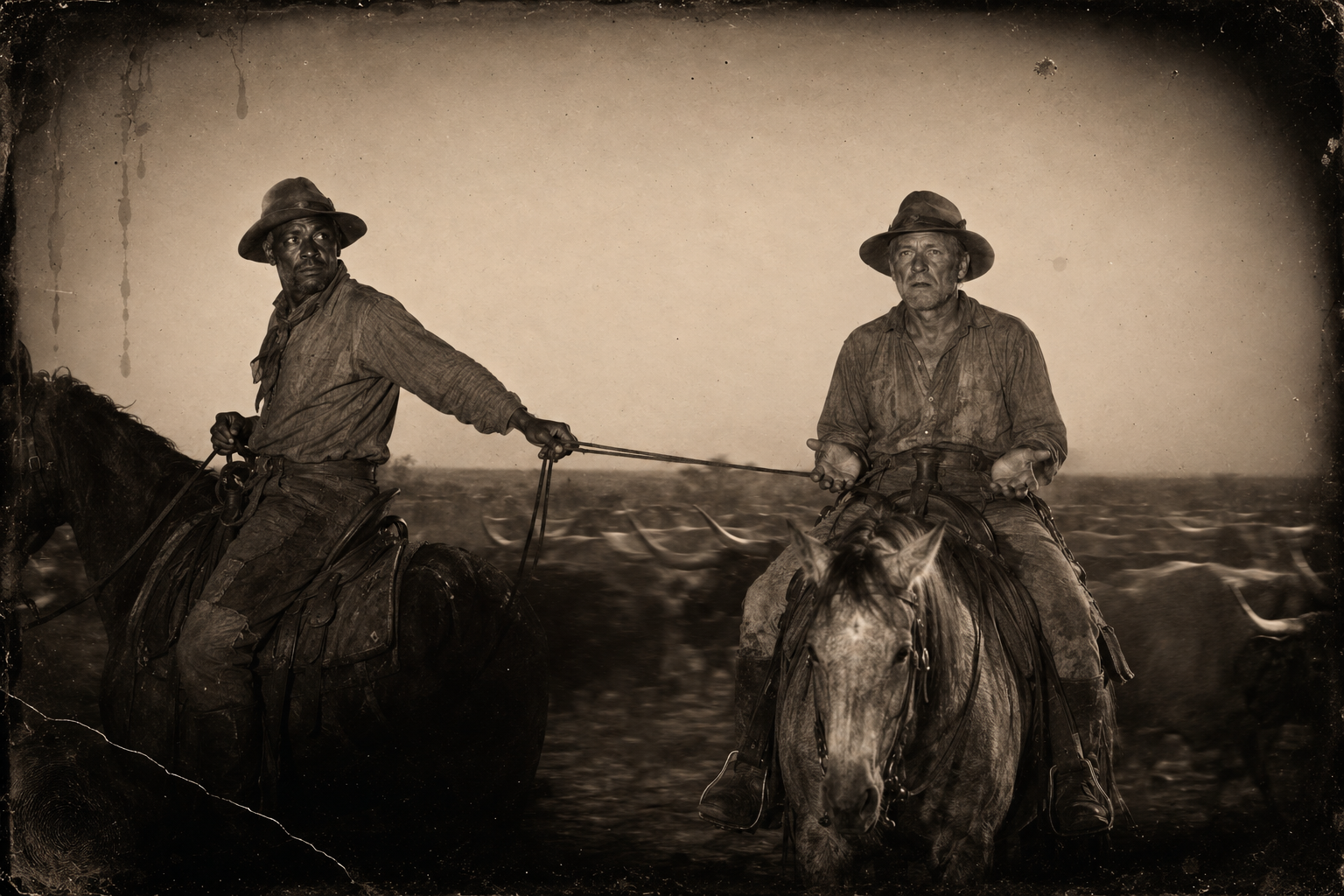 Call wakes in the dark with his hands empty and finds Deets leading the Hell Bitch — the first time in his life anyone has led his horse.