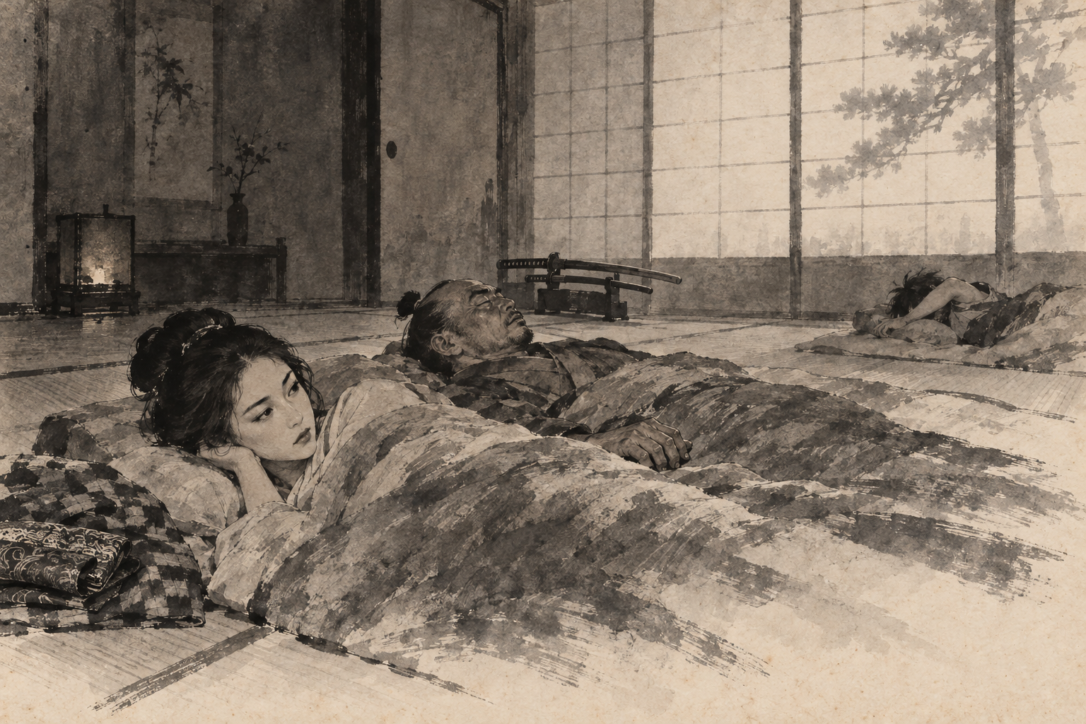 Kiku awake at first light
