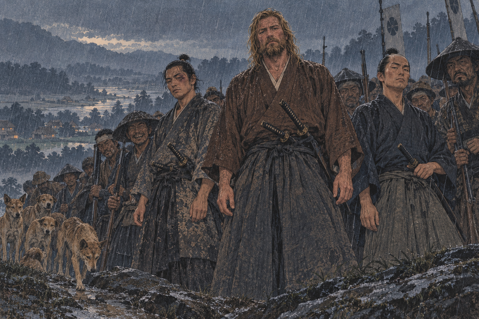 The witnesses and the village dogs