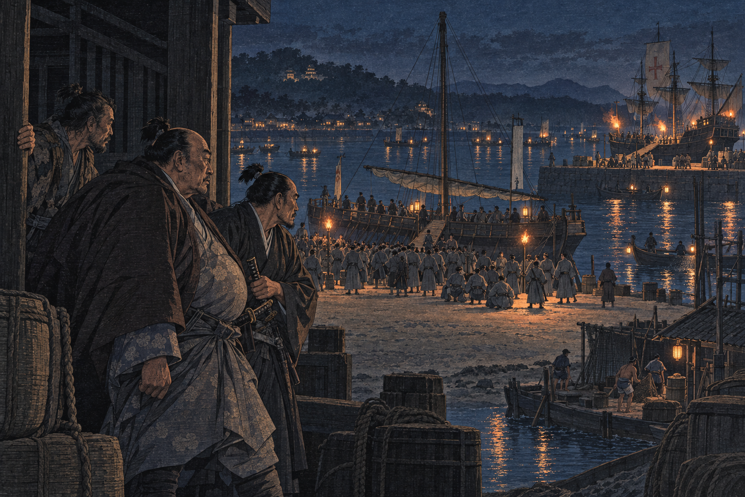 A hundred Grays at the gangway