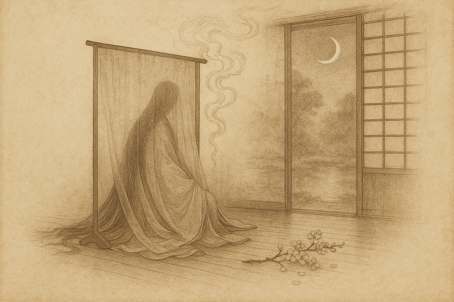 Hidden Behind Clouds — The Tale of Genji