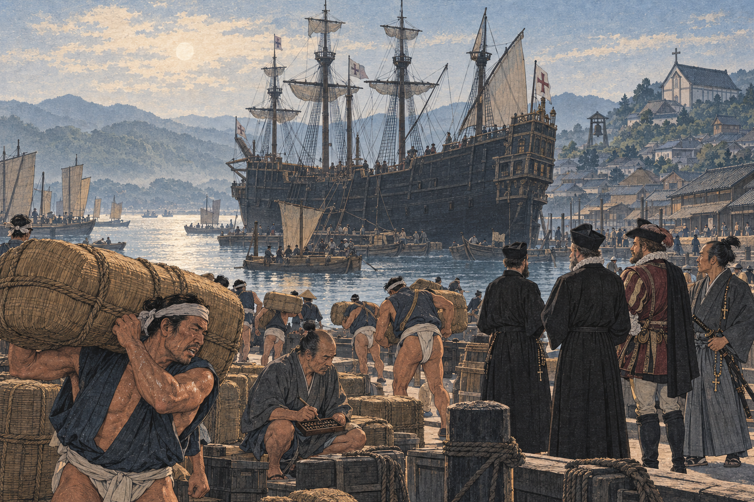 The Black Ship at Nagasaki